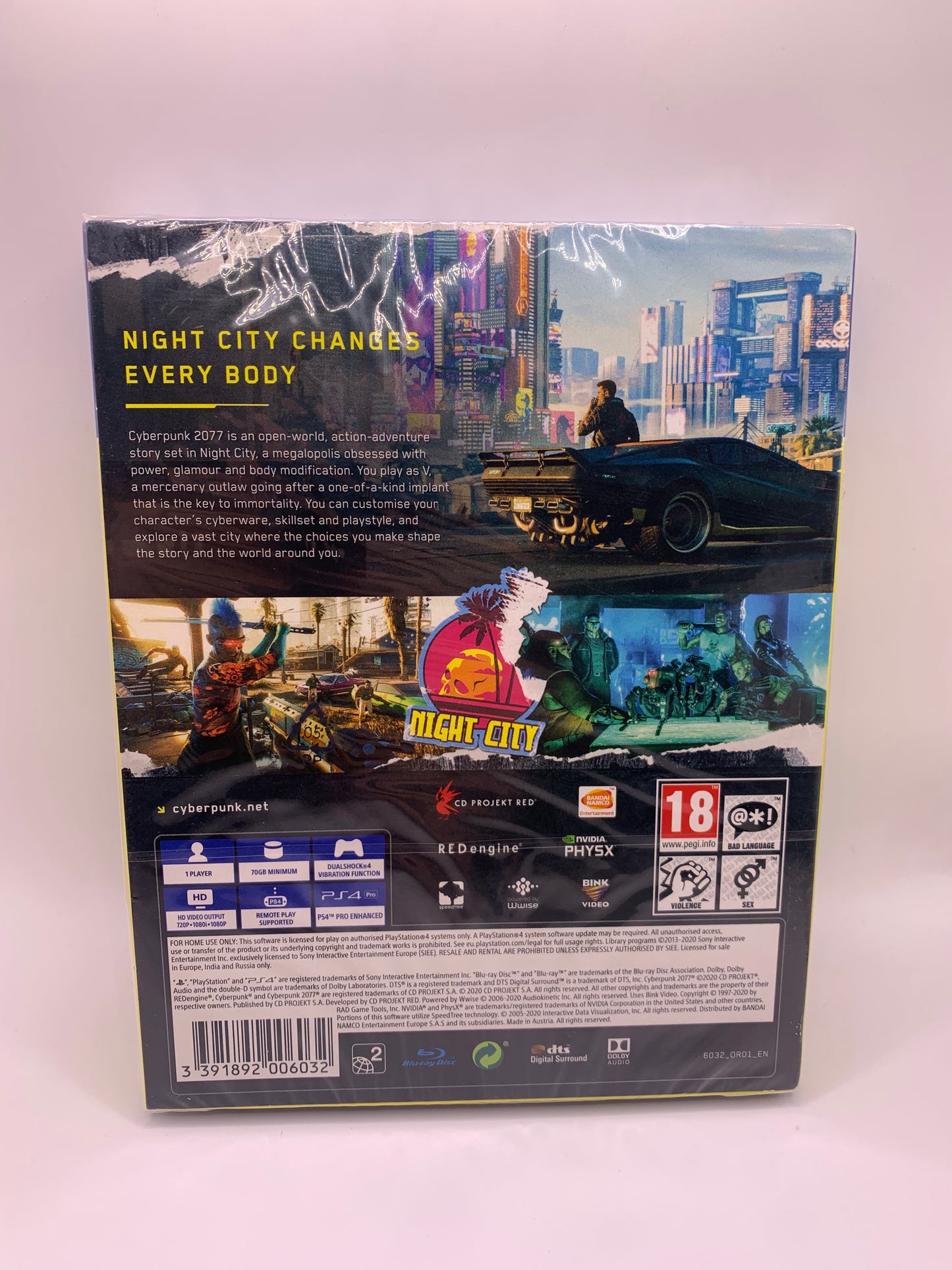 Cyberpunk 2077 (SEALED) – PlayStation 4
