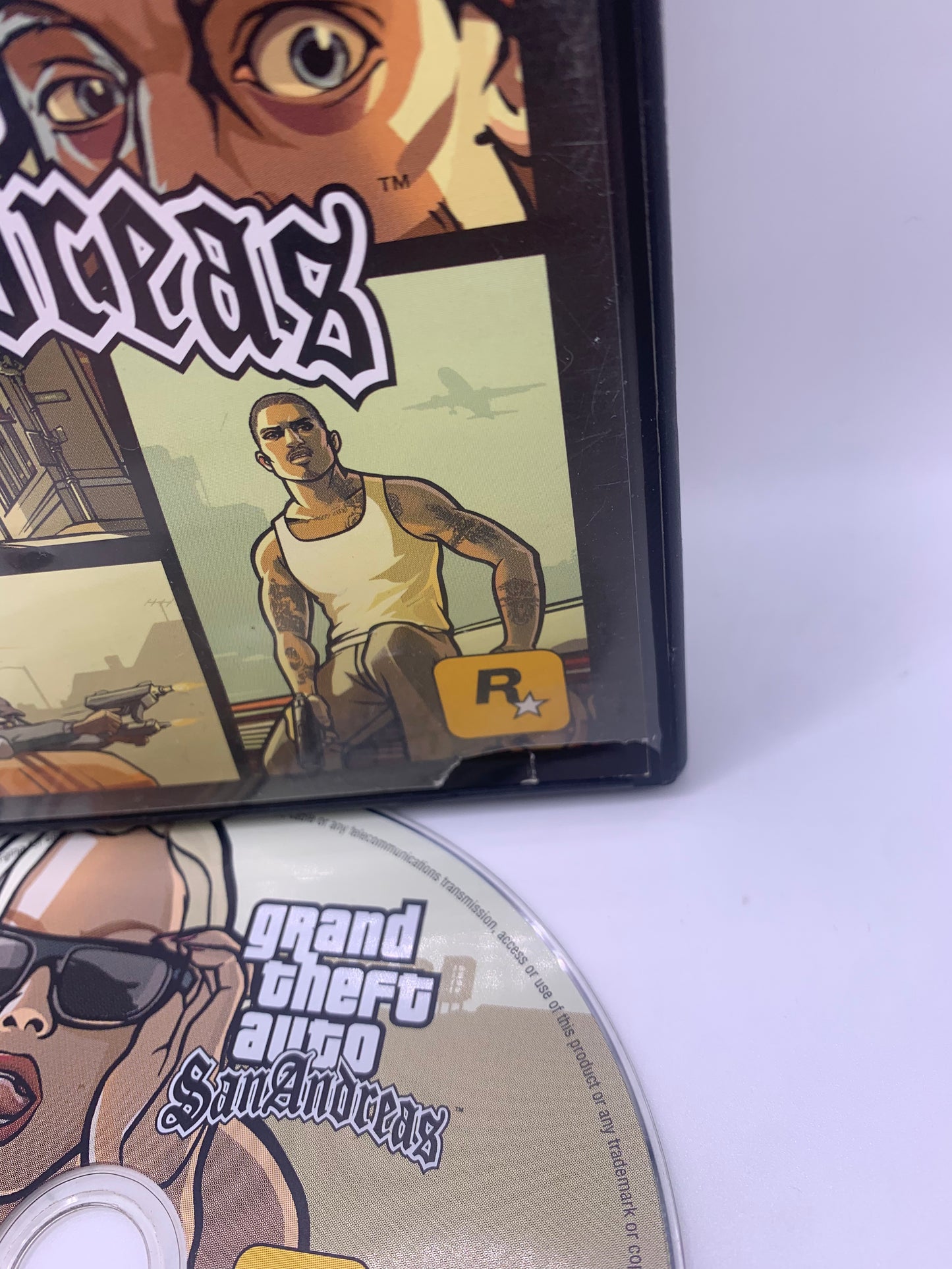 Grand Theft Auto: San Andreas (Geen handleiding, case beschadigd) – PlayStation 2