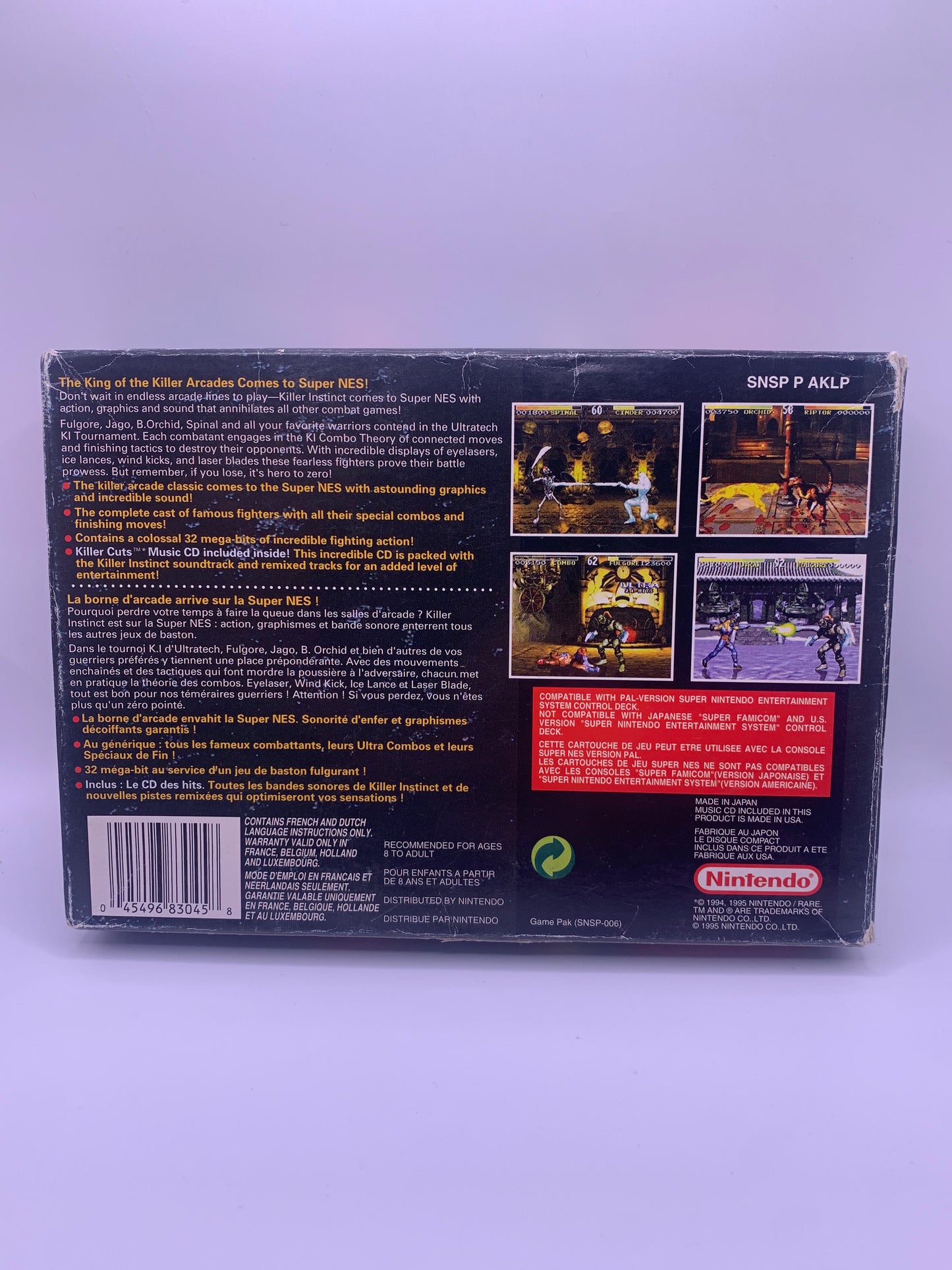 Killer Instinct (CIB, gebruikte staat) – SNES