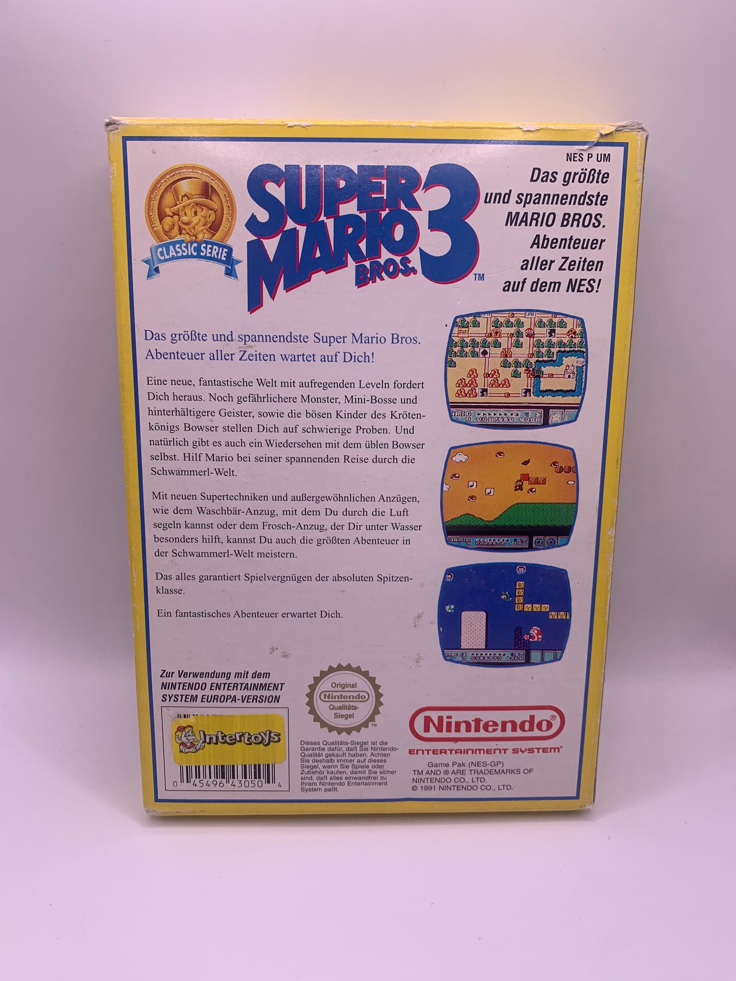 Super Mario Bros. 3 (CIB) (NOE, stickers op case) – NES