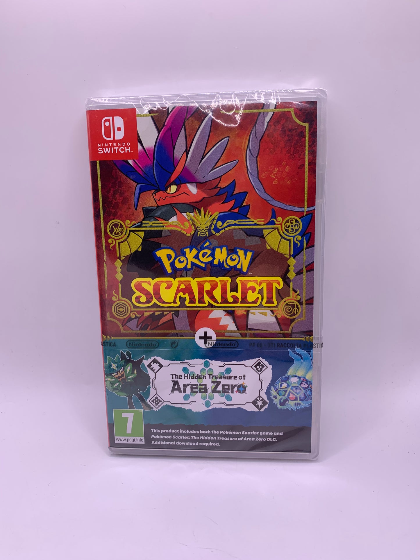 Pokémon Scarlet + The Hidden Treasure of Area Zero DLC (SEALED) – Nintendo Switch