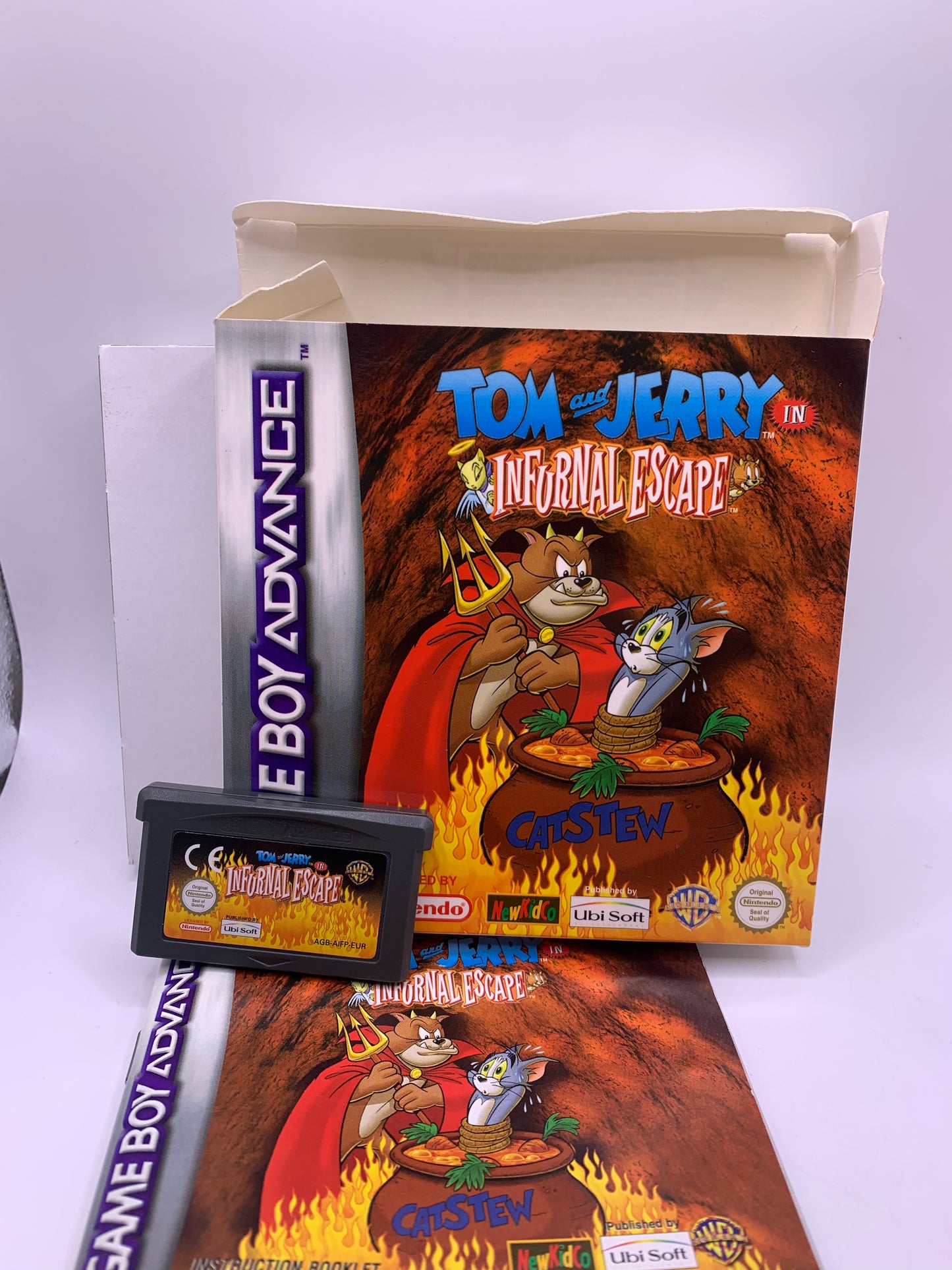 Tom and Jerry in Infurnal Escape (CIB) (Sticker achterzijde) – Game Boy Advance