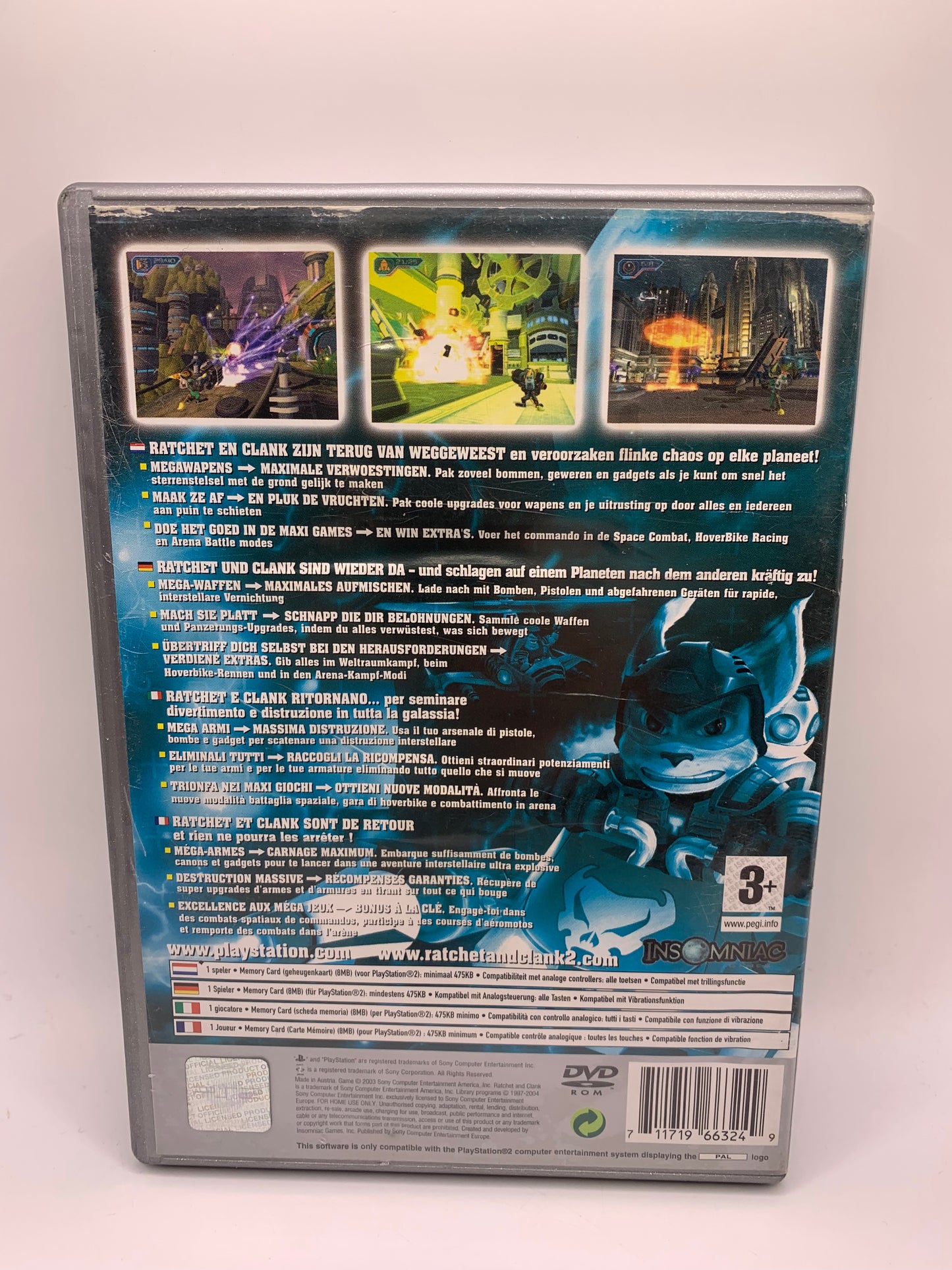 Ratchet & Clank 2 (Slechte case & geen handleiding) – PlayStation 2