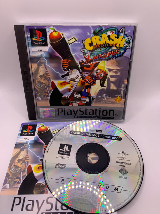 Crash Bandicoot 3: Warped (Platinum) – PlayStation 1