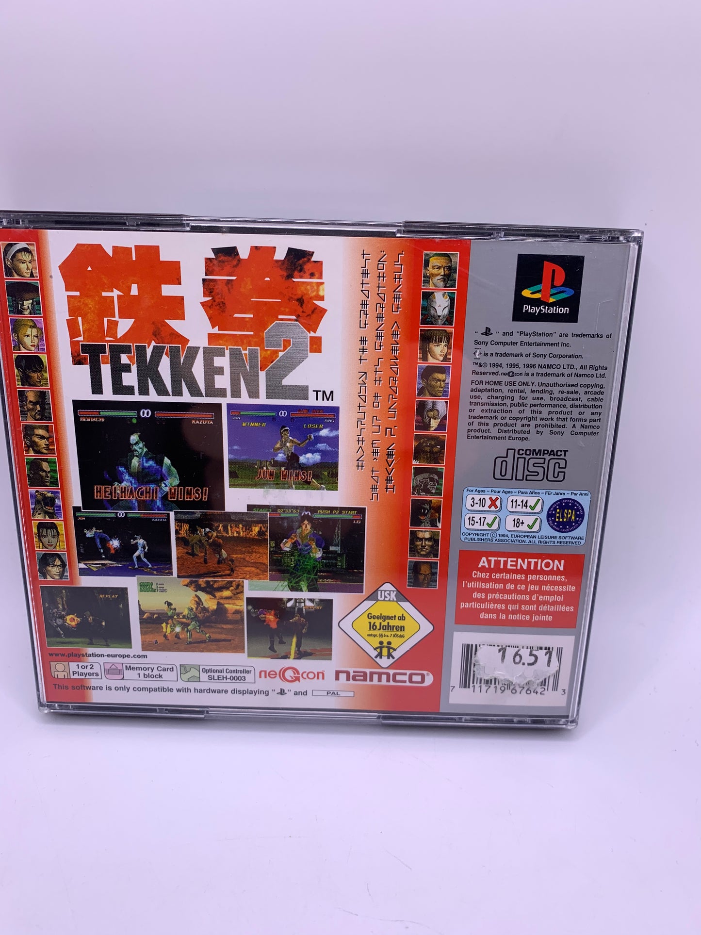 Tekken 2 (Platinum) – PlayStation 1