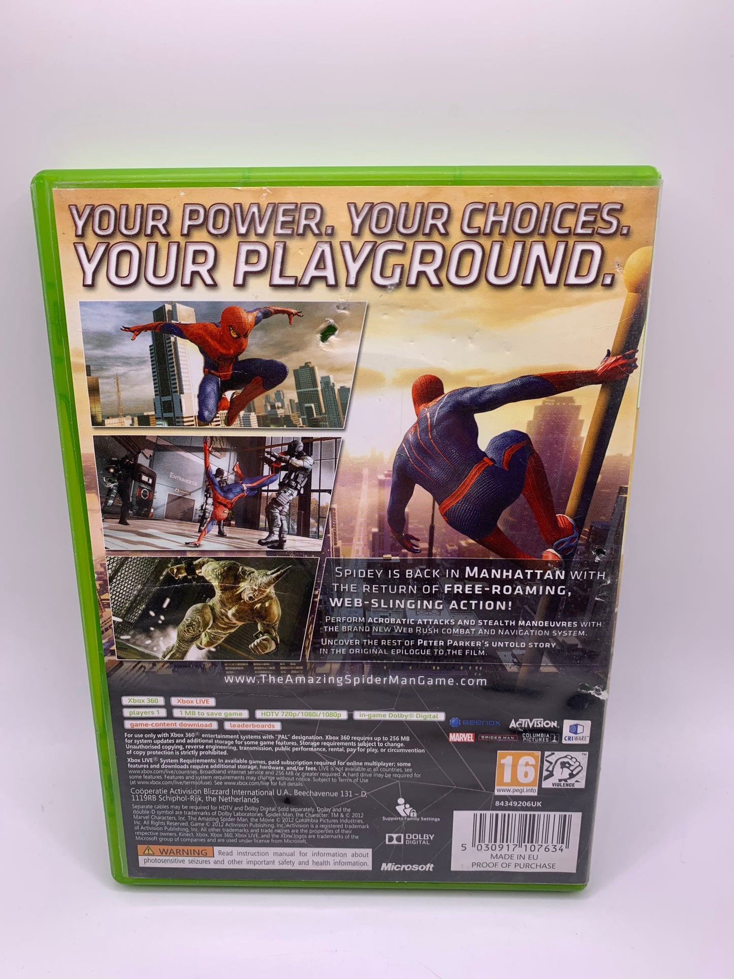 The Amazing Spider-Man (Gebruikt, case beschadigd) – Xbox 360