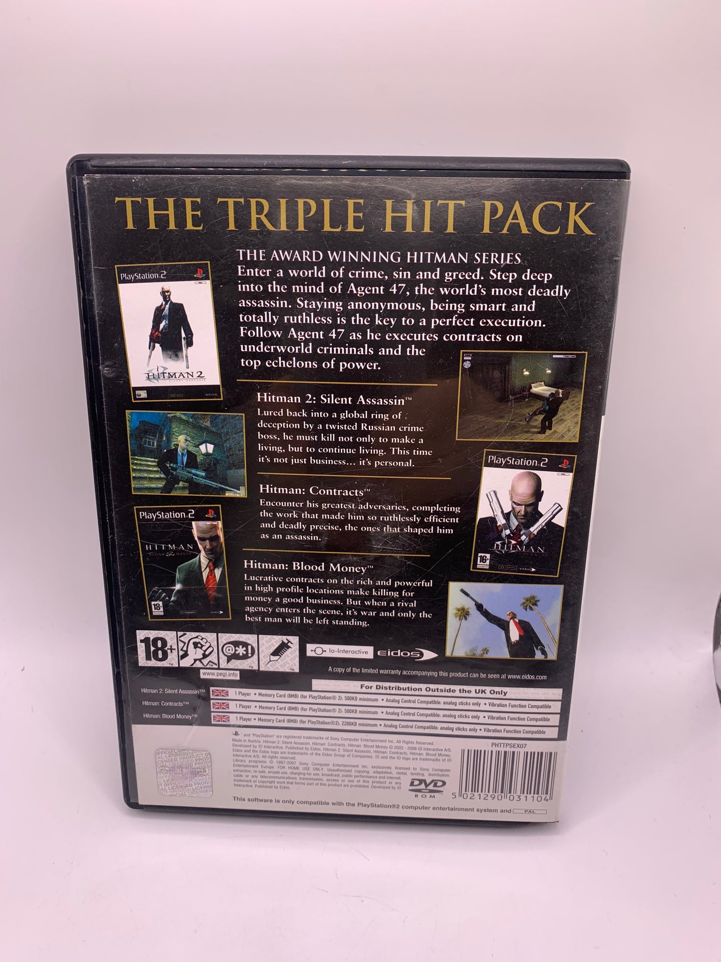 Hitman Triple Pack (Case beschadigd) – PlayStation 2