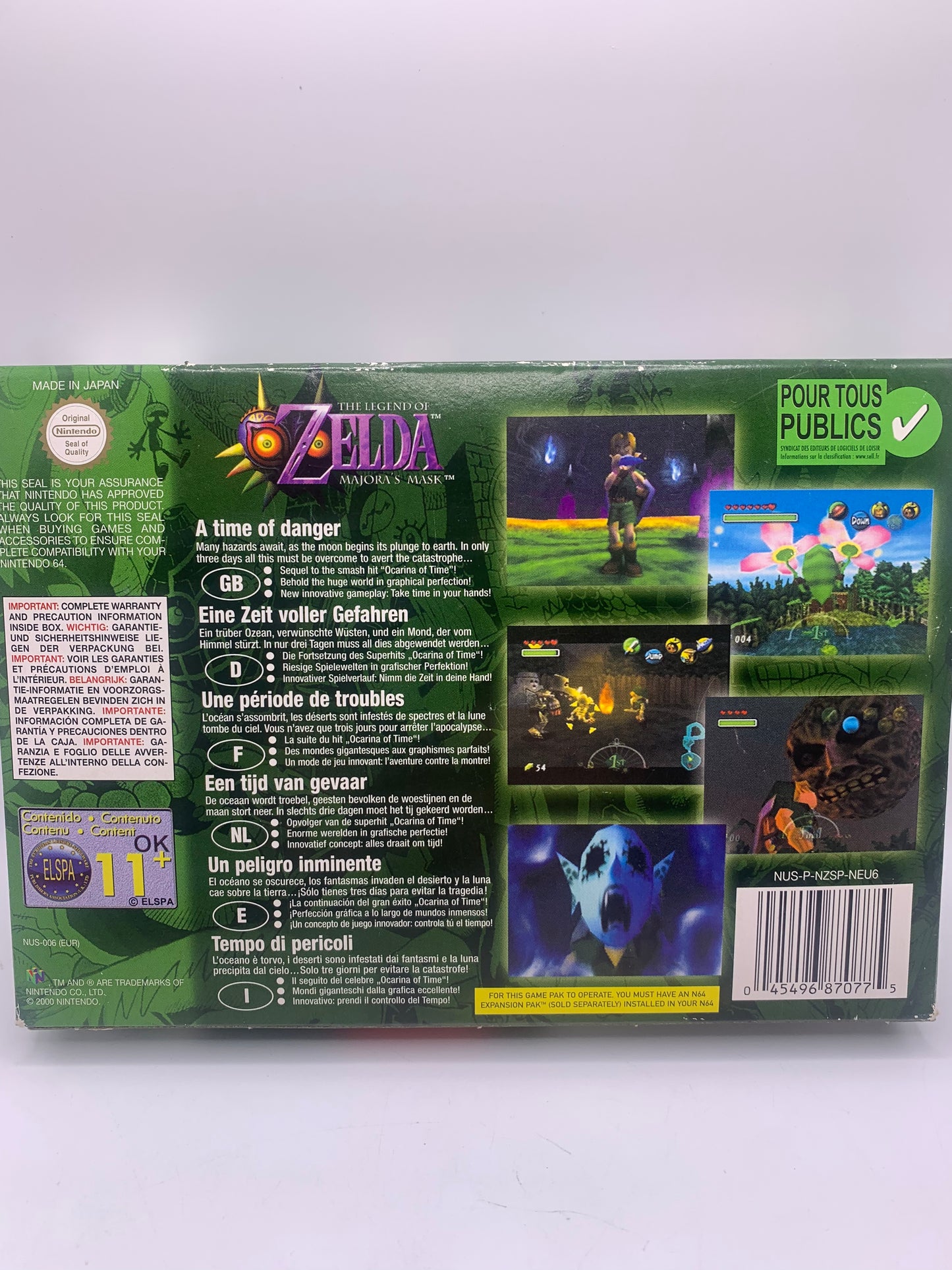 The Legend of Zelda: Majora’s Mask (CIB) – Nintendo 64