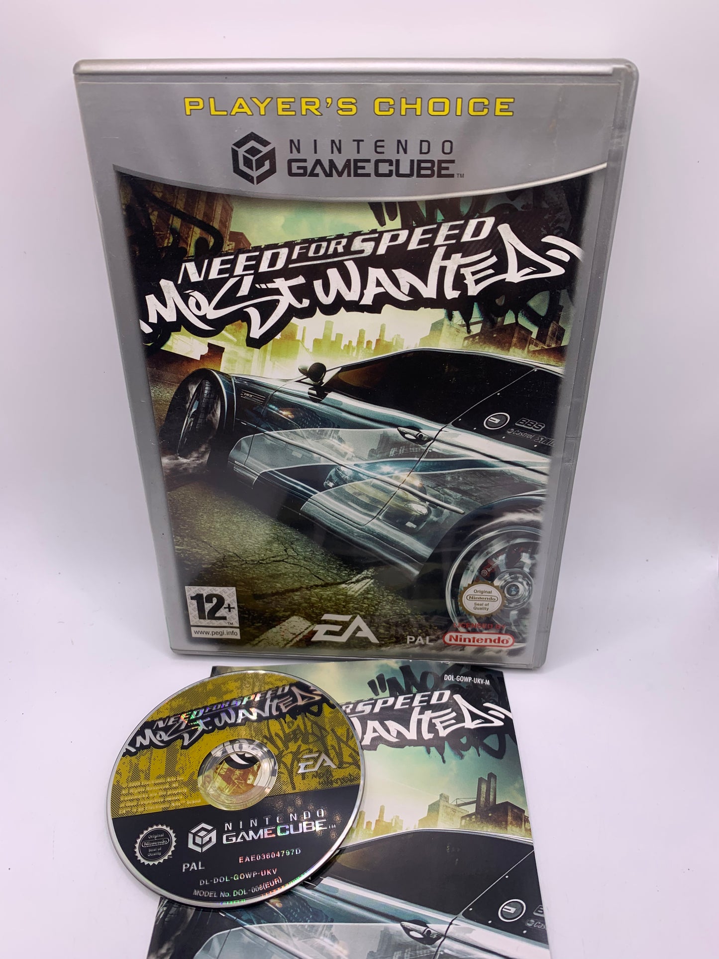 Need for Speed: Most Wanted (Waterschade) (Player's Choice) - Nintendo GameCube