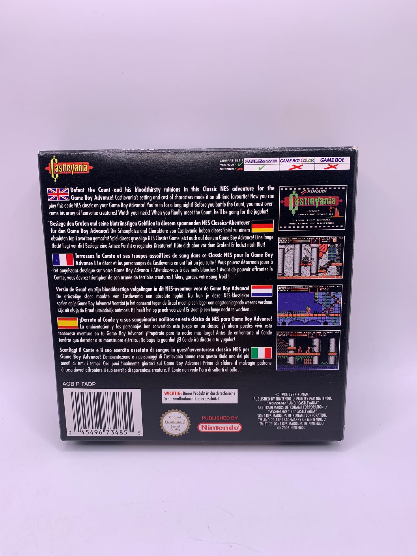 Castlevania: The Classic NES Series (CIB) - Game Boy Advance