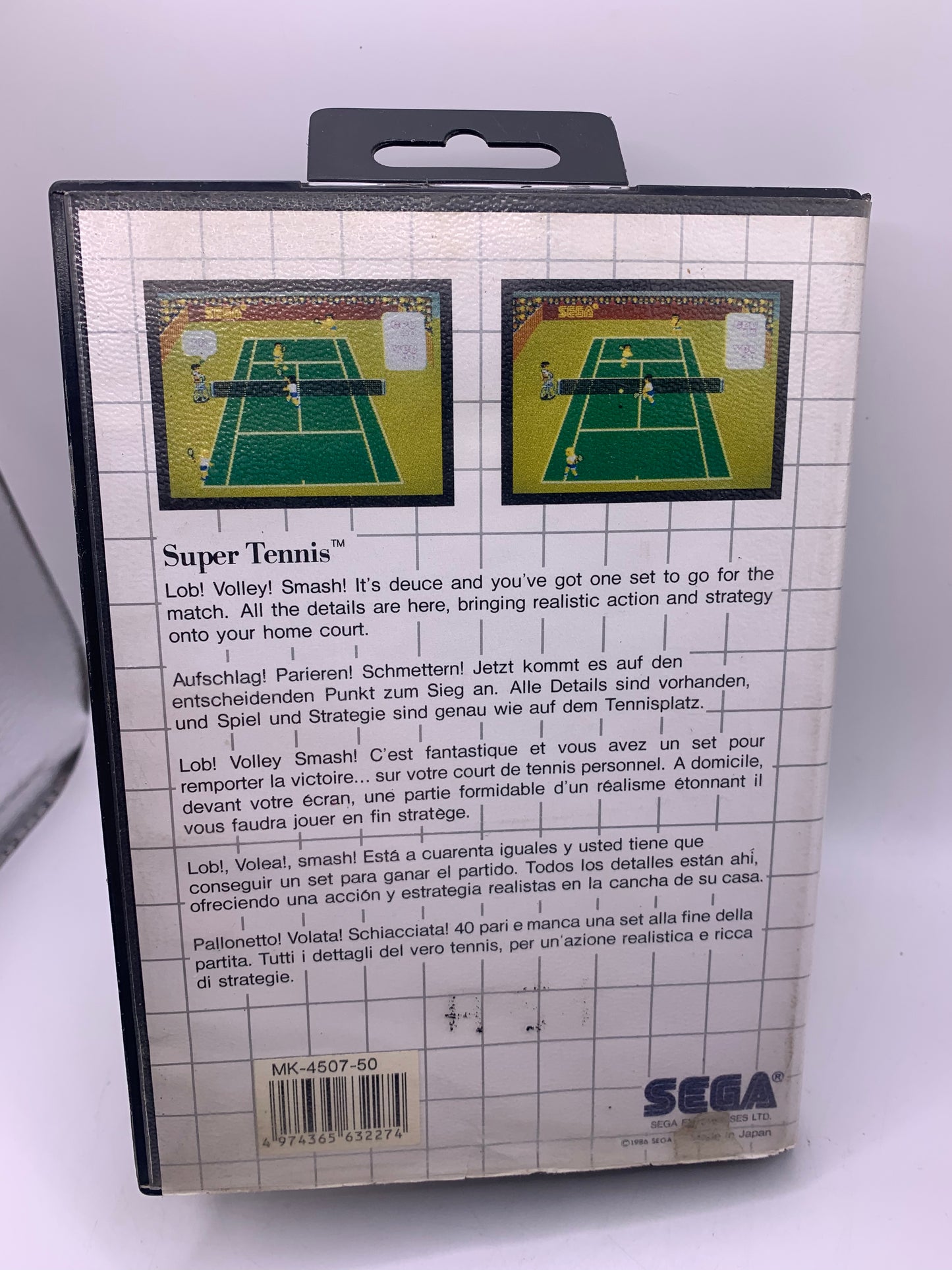 Super Tennis - Sega Master System