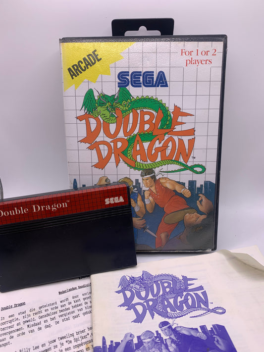 Double Dragon (Case zeer beschadigd) - Sega Master System