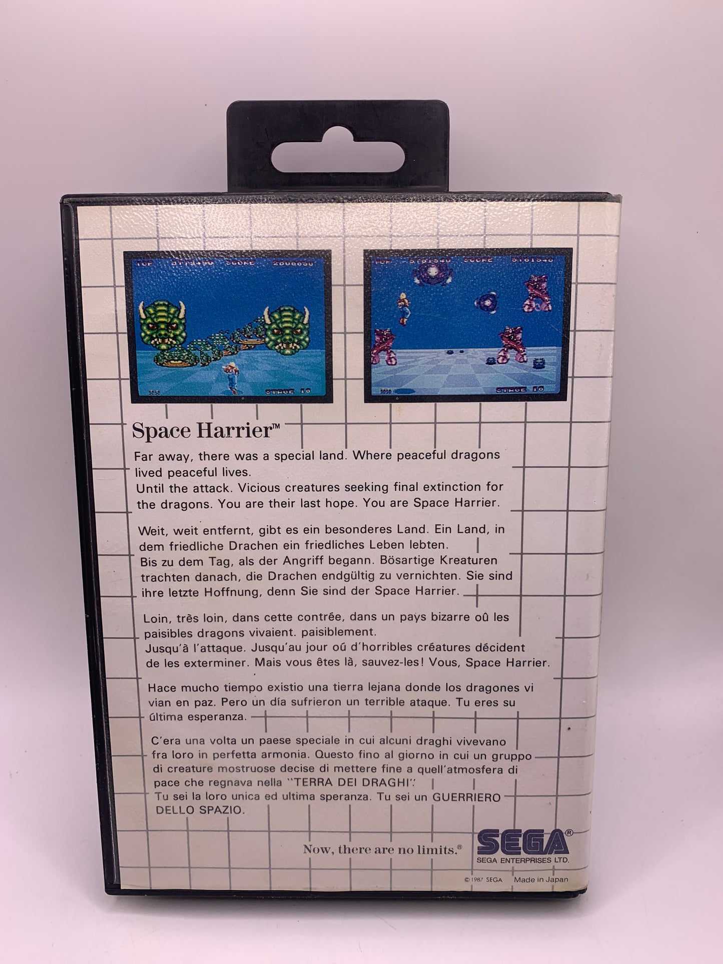 Space Harrier (Geen handleiding, case licht beschadigd) - Sega Master System