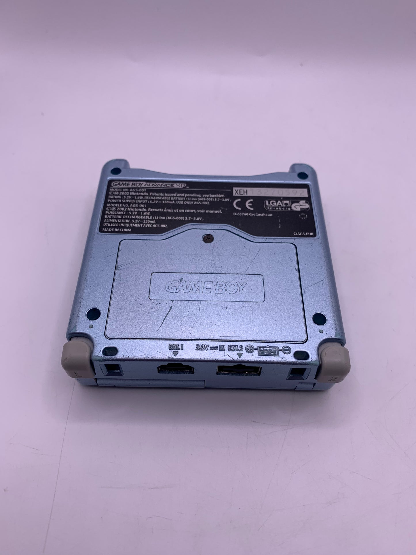 Gameboy Advance SP (Lichtblauw)
