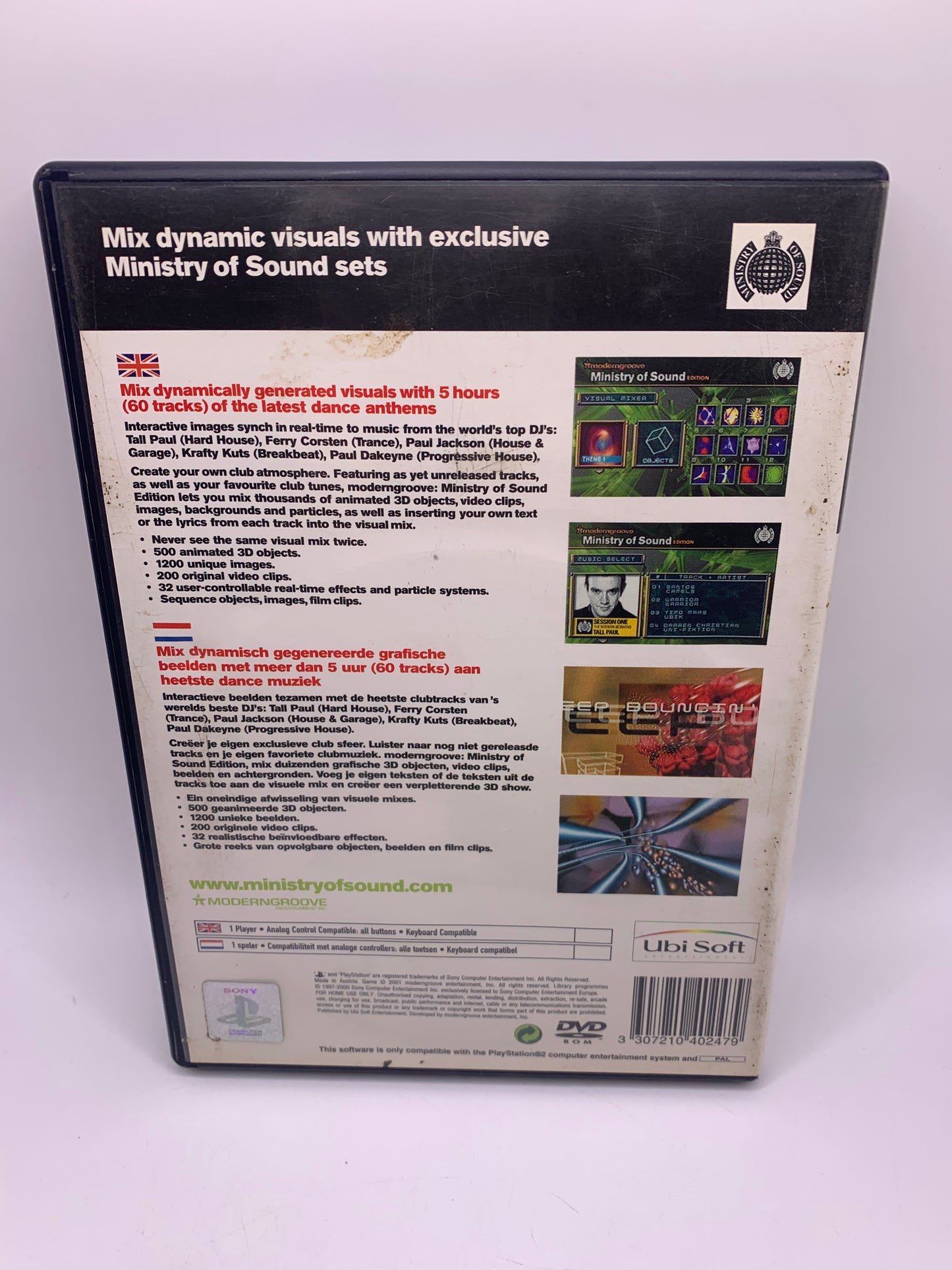 ModernGroove: Ministry of Sound Edition (Cover verkleurd) – PlayStation 2