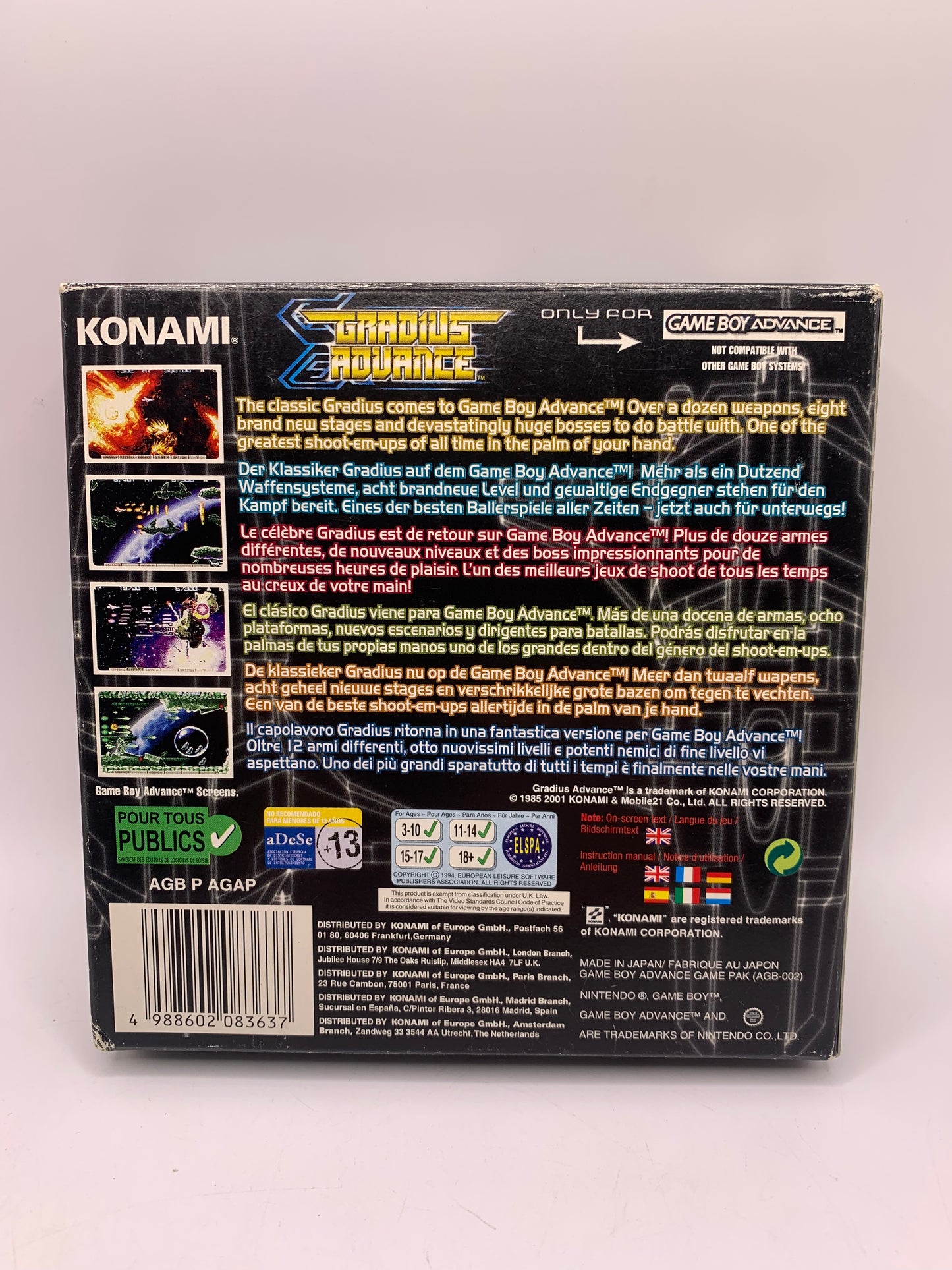 Gradius Advance (CIB) – Game Boy Advance