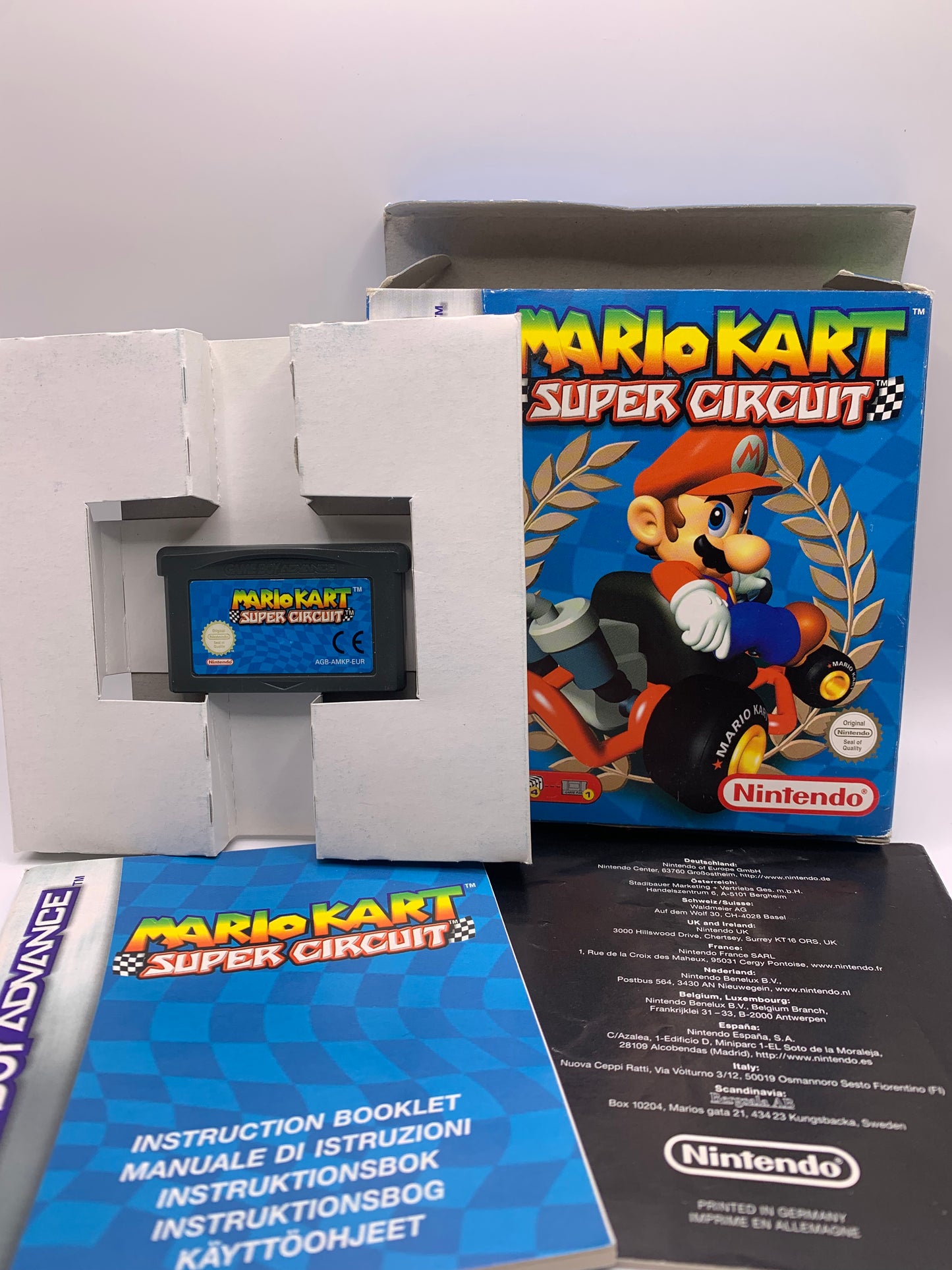 Mario Kart: Super Circuit (CIB) (Sticker zijkant) – Game Boy Advance