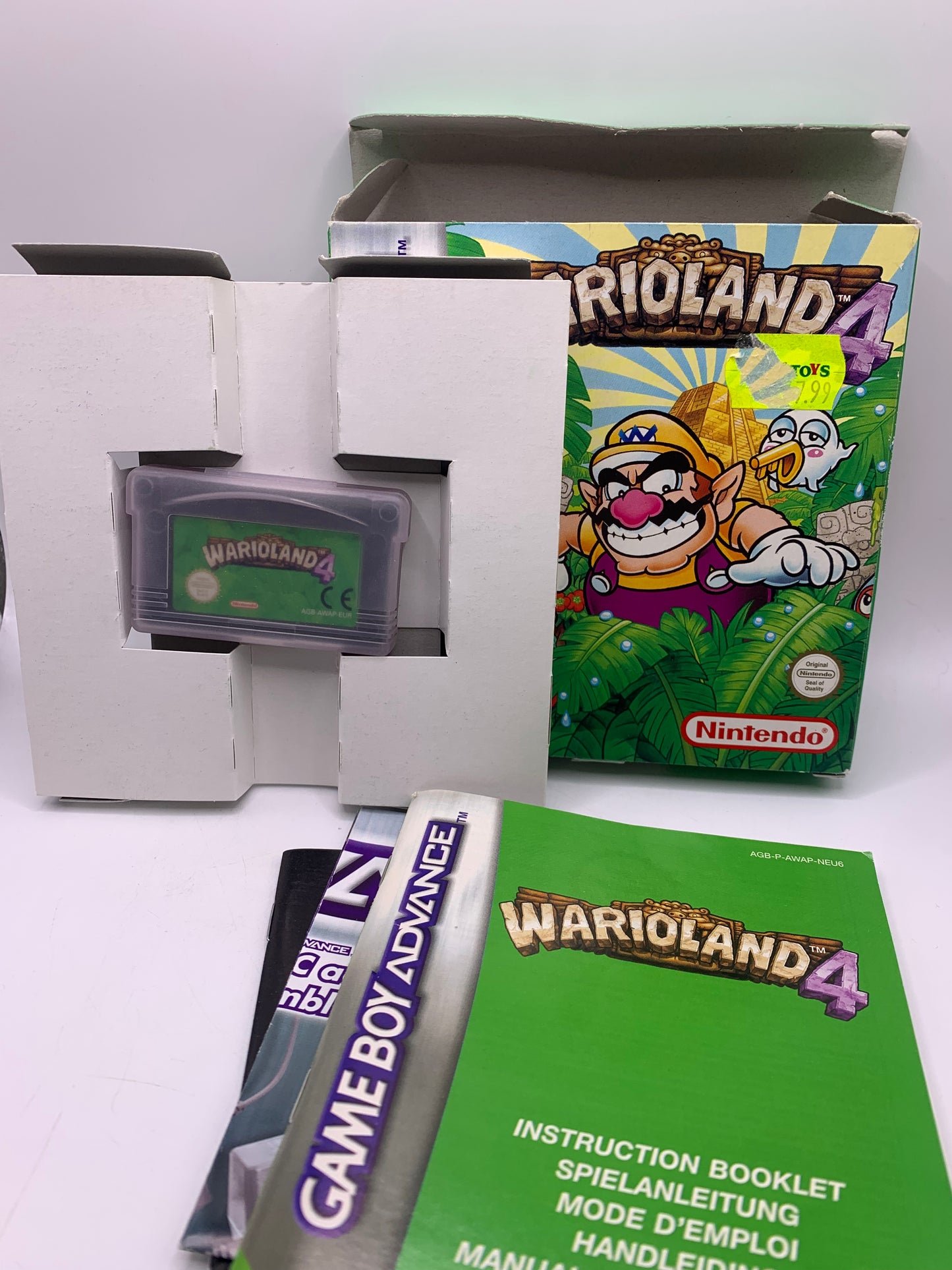 Wario Land 4 (CIB) (Kleine sticker voorzijde) - Game Boy Advance