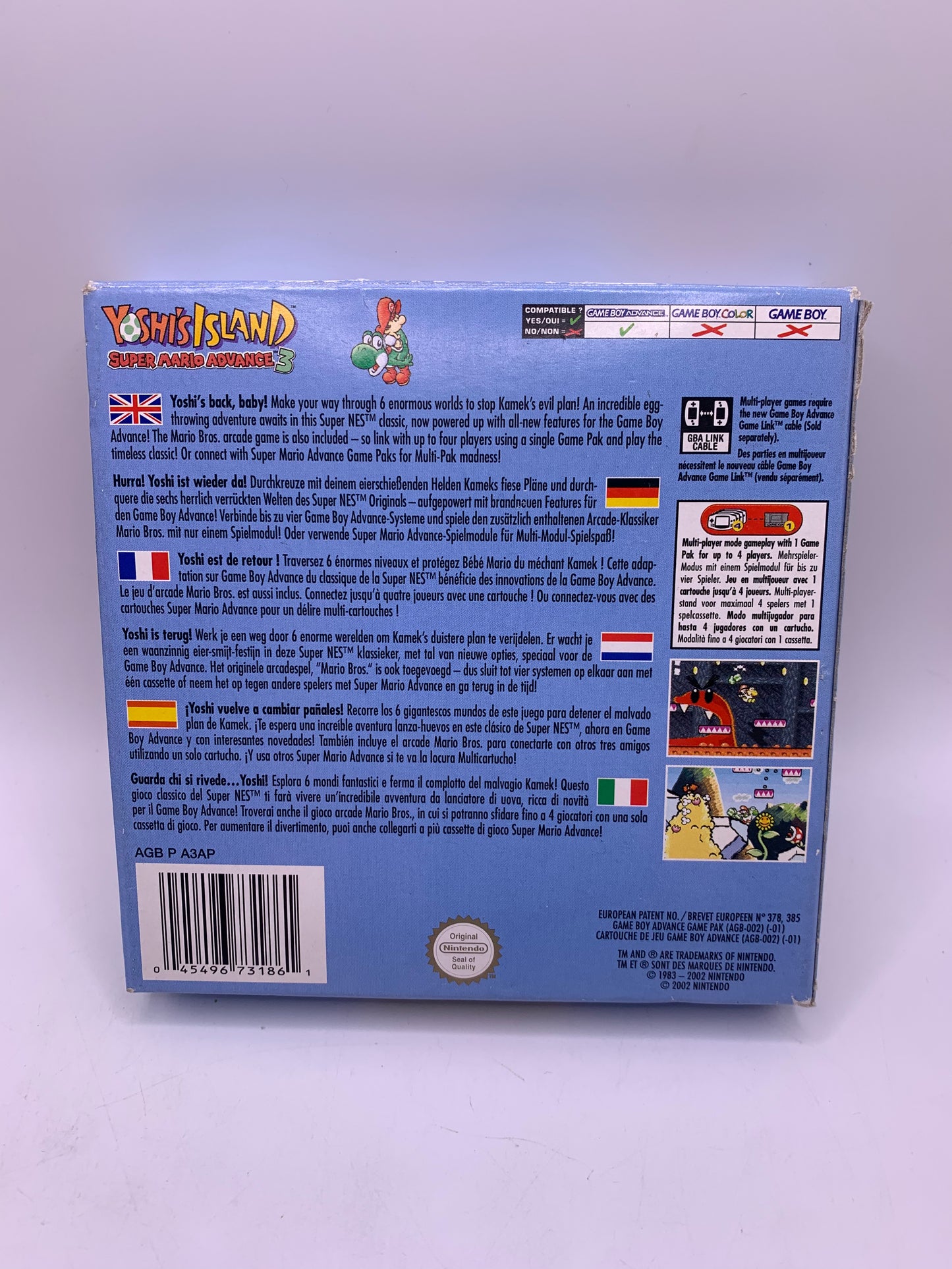 Super Mario Advance 3: Yoshi’s Island (CIB) – Game Boy Advance