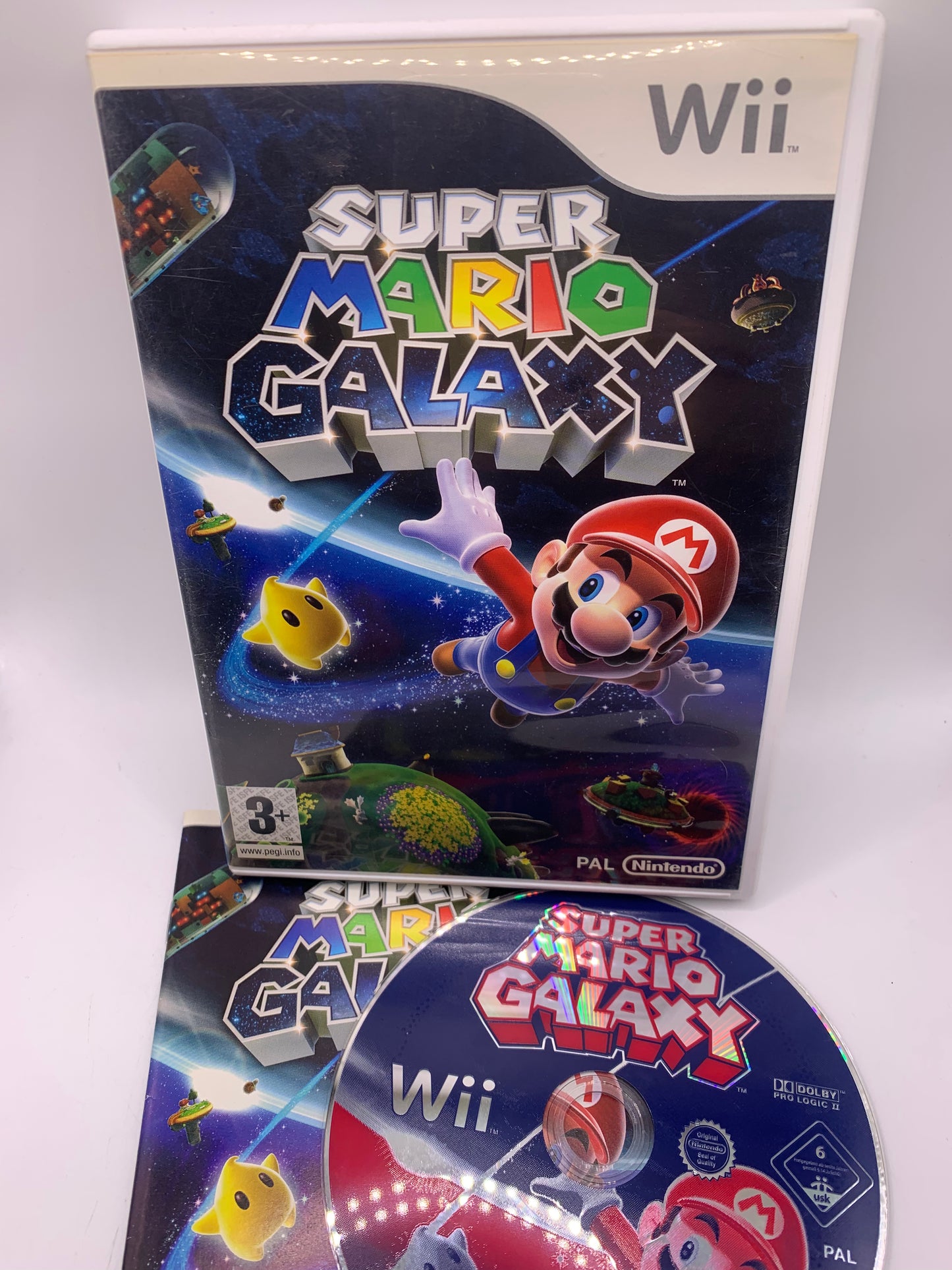 Super Mario Galaxy (Cover llicht vergeeld) – Nintendo Wii