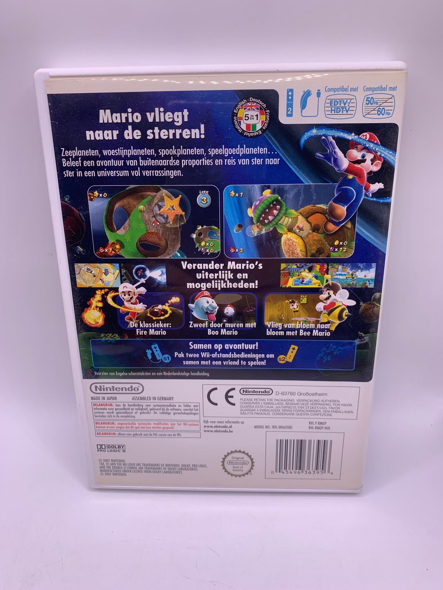 Super Mario Galaxy (Cover llicht vergeeld) – Nintendo Wii