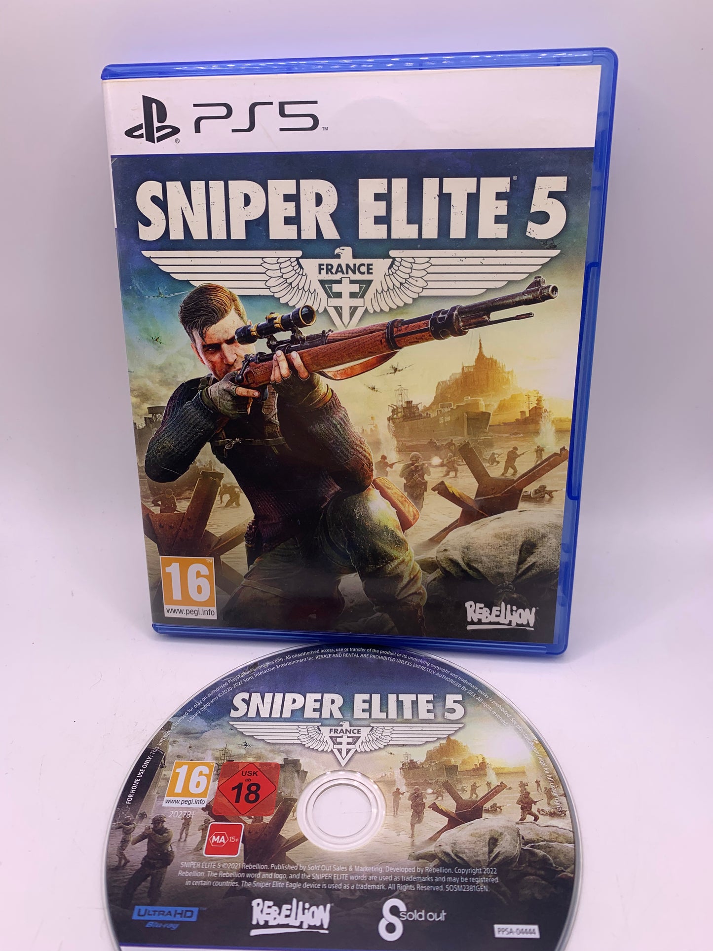 Sniper Elite 5 (Case achter beschadigd) – PlayStation 5
