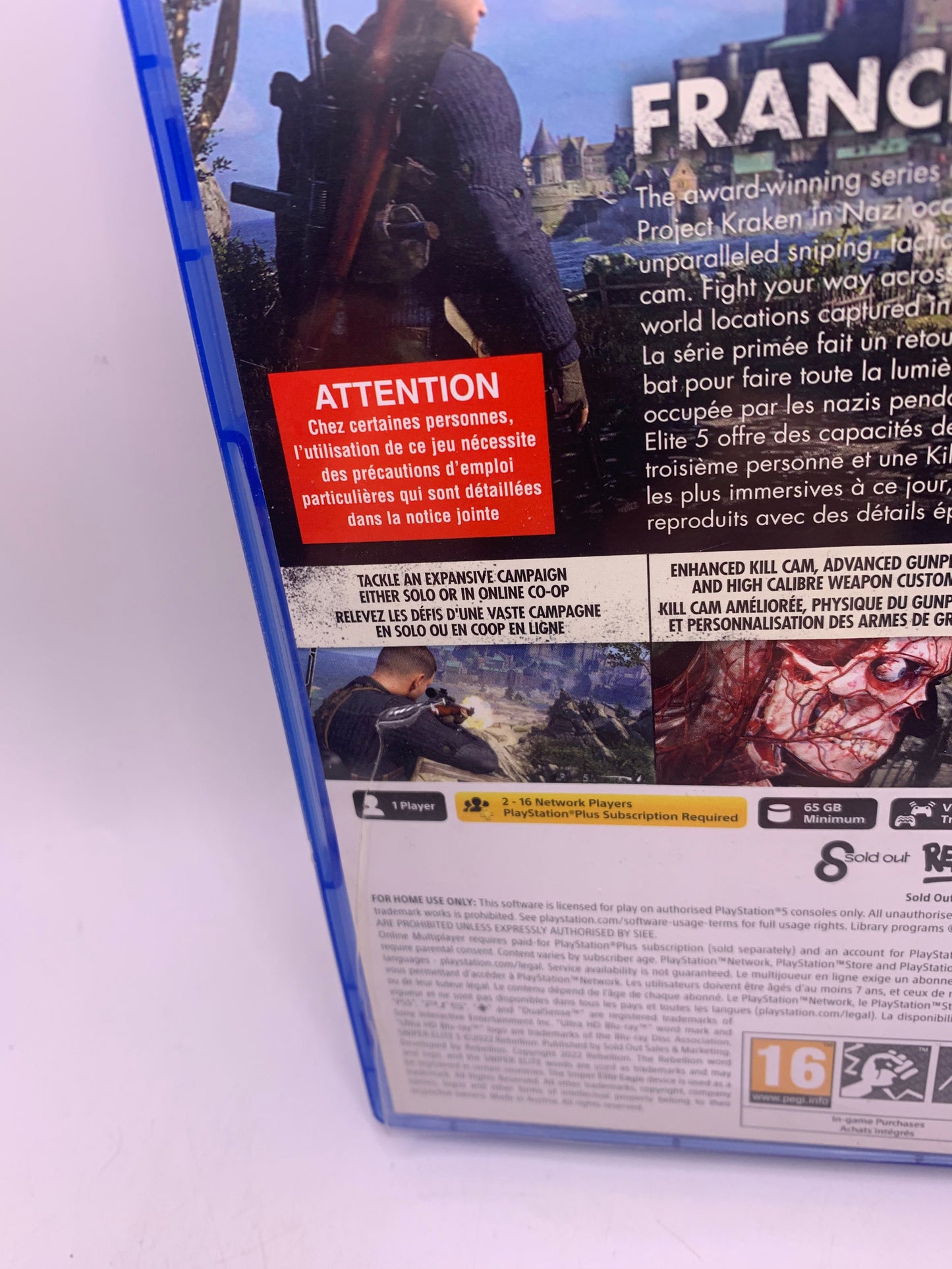 Sniper Elite 5 (Case achter beschadigd) – PlayStation 5