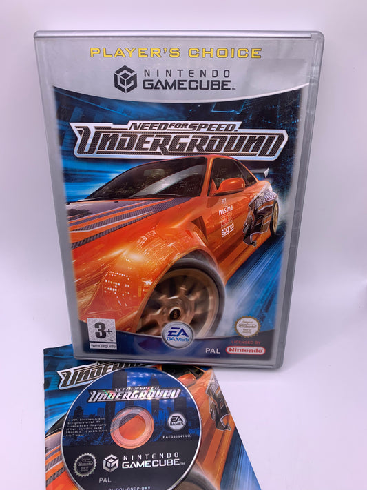 Need for Speed: Underground (Player's Choice) (Waterschade) – Nintendo GameCube