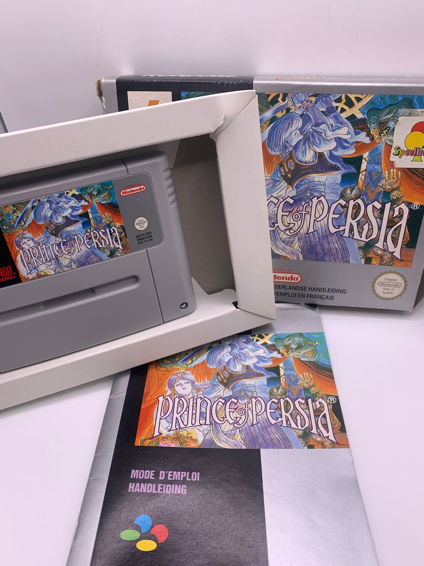 Prince of Persia (CIB, sticker voorzijde) – SNES