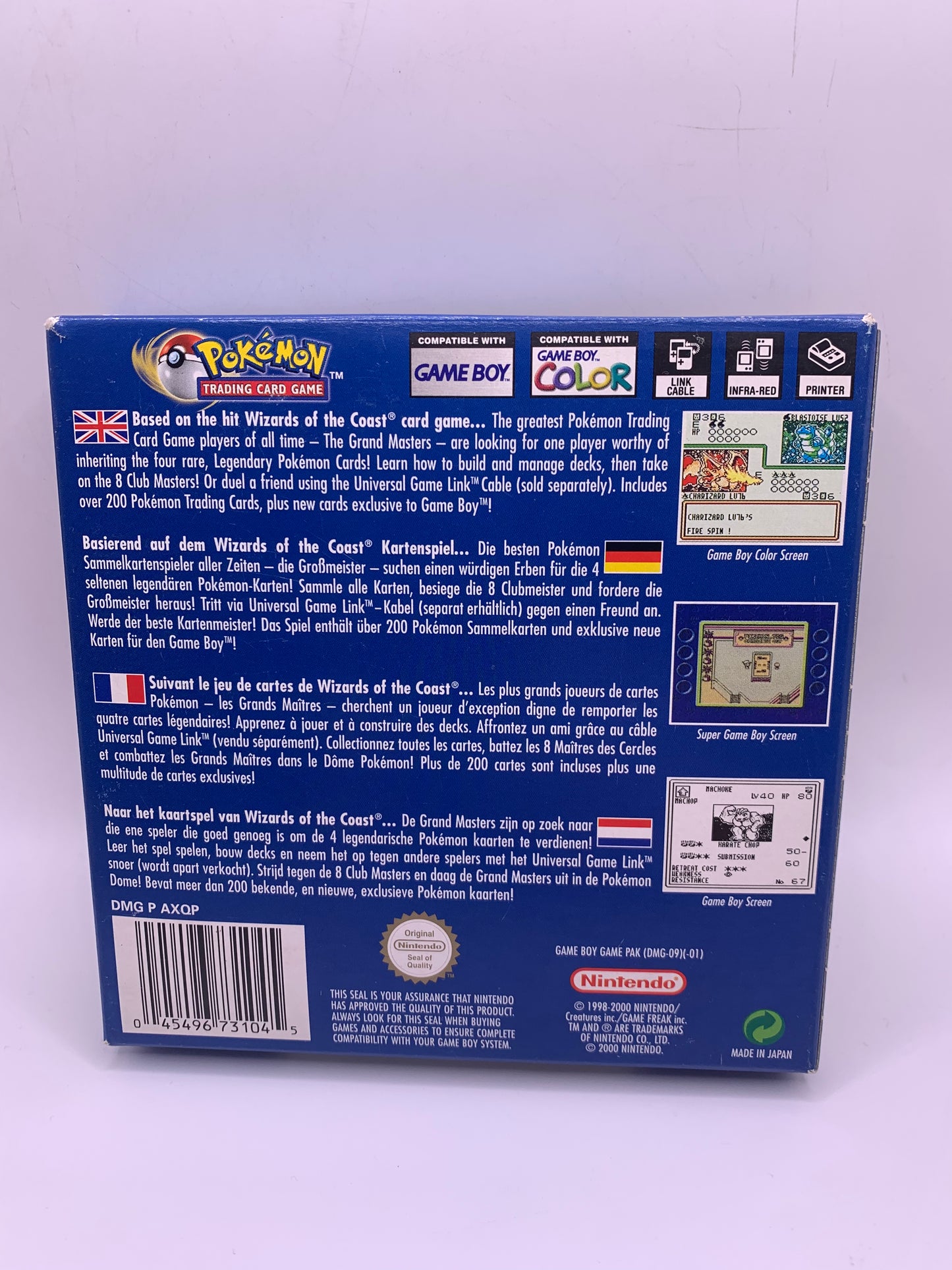 Pokémon Trading Card Game (CIB, sticker voorzijde) – Game Boy Color