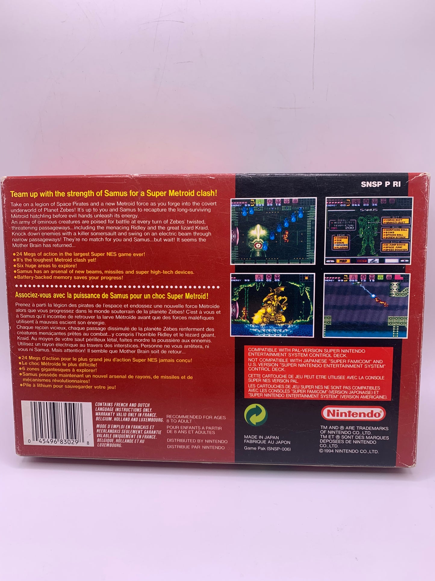 Super Metroid (CIB, licht gebruikt) – SNES