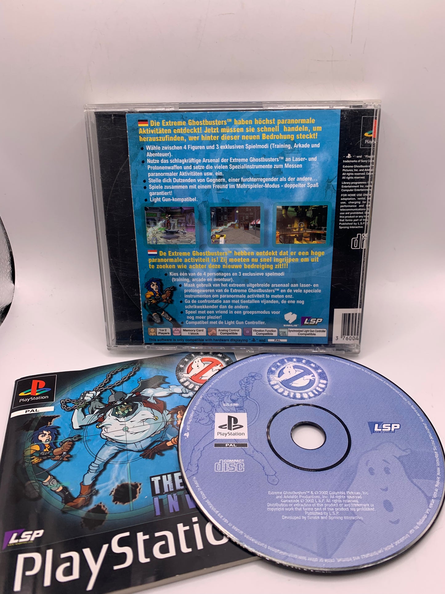 Extreme Ghostbusters: The Ultimate Invasion (Geen voor cover, case beschadigd) – PlayStation