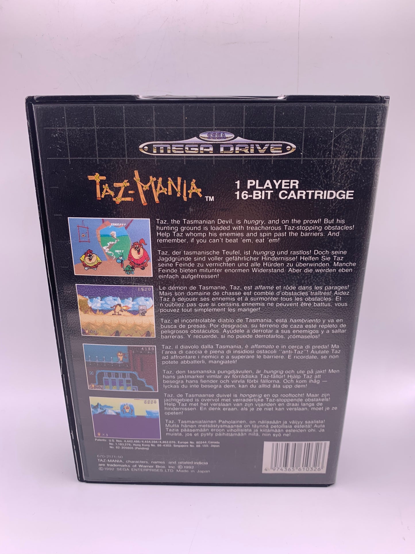 Taz-Mania (Geen handleiding) – Sega Mega Drive