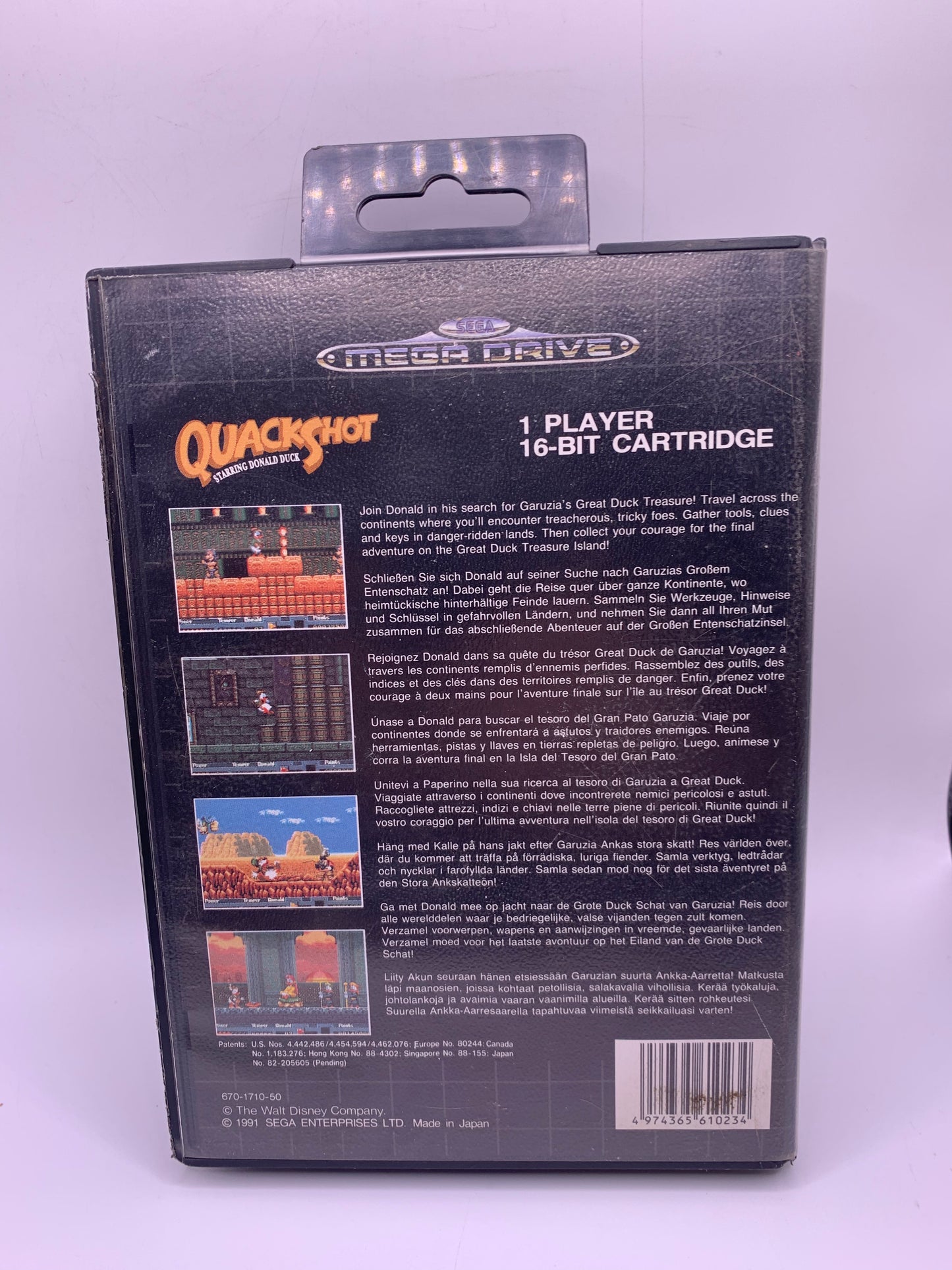 QuackShot – Sega Mega Drive