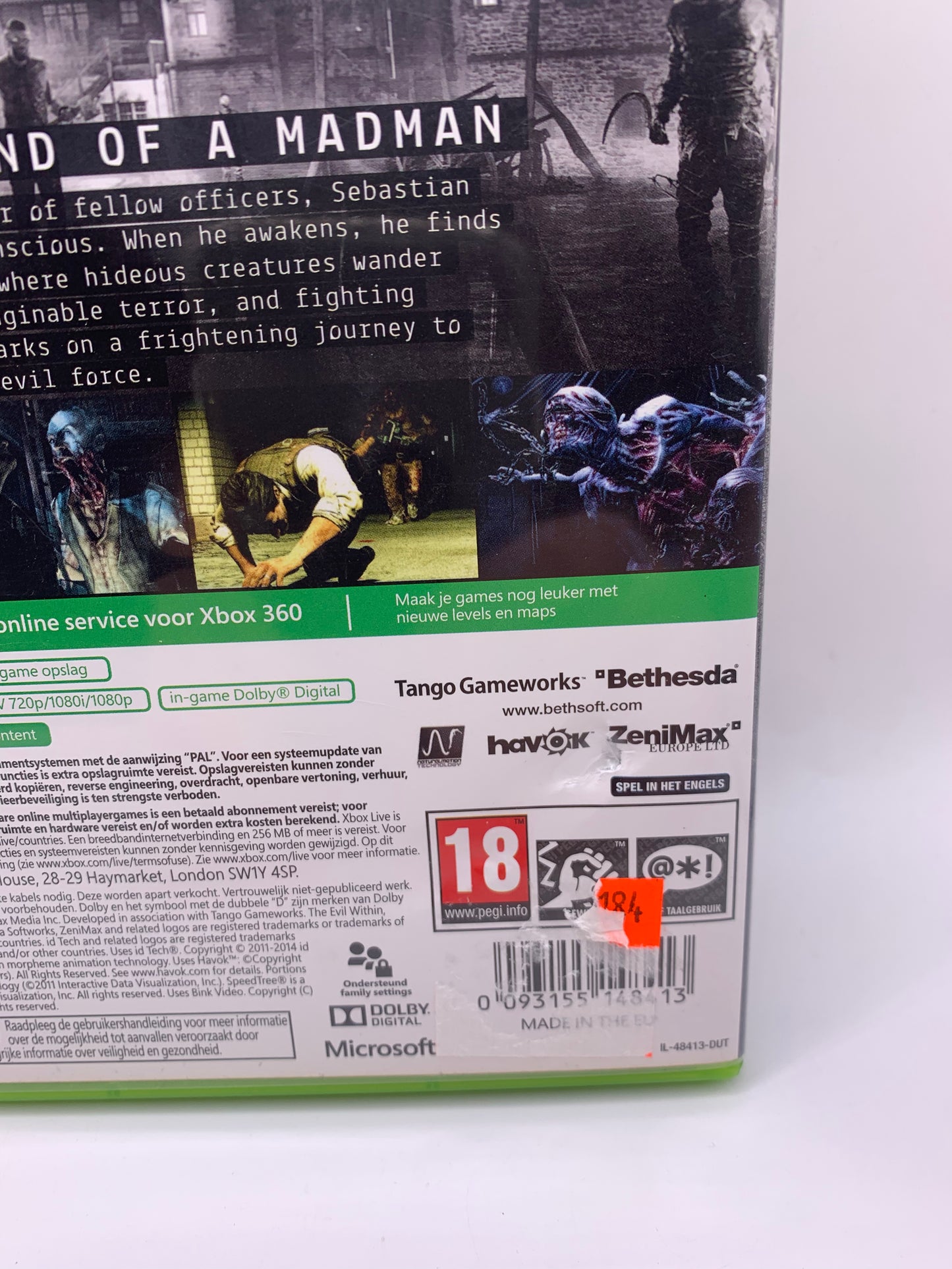 The Evil Within (Case beschadigd) – Xbox 360