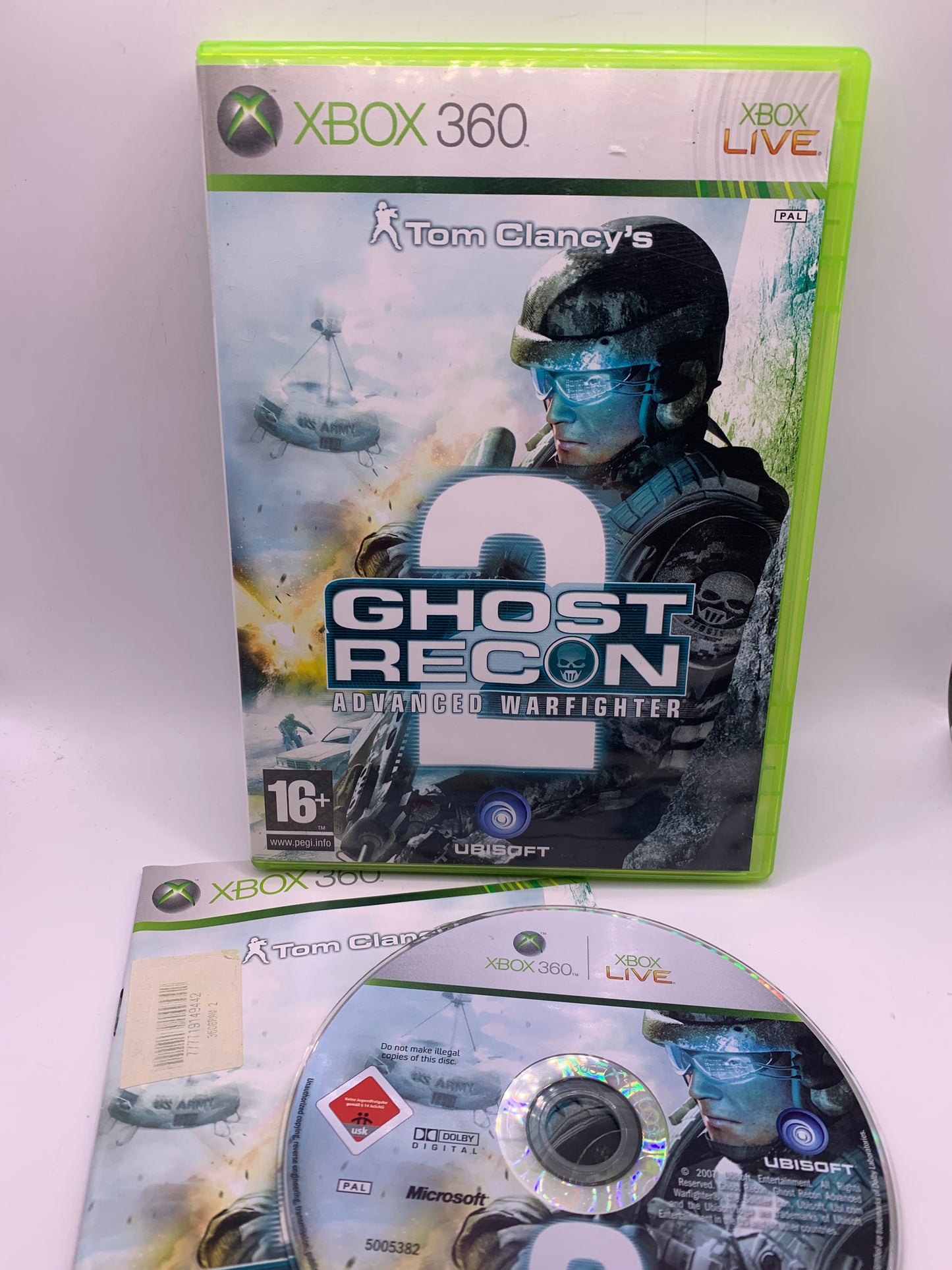 Tom Clancy’s Ghost Recon: Advanced Warfighter 2 (Sticker op handleiding) – Xbox 360