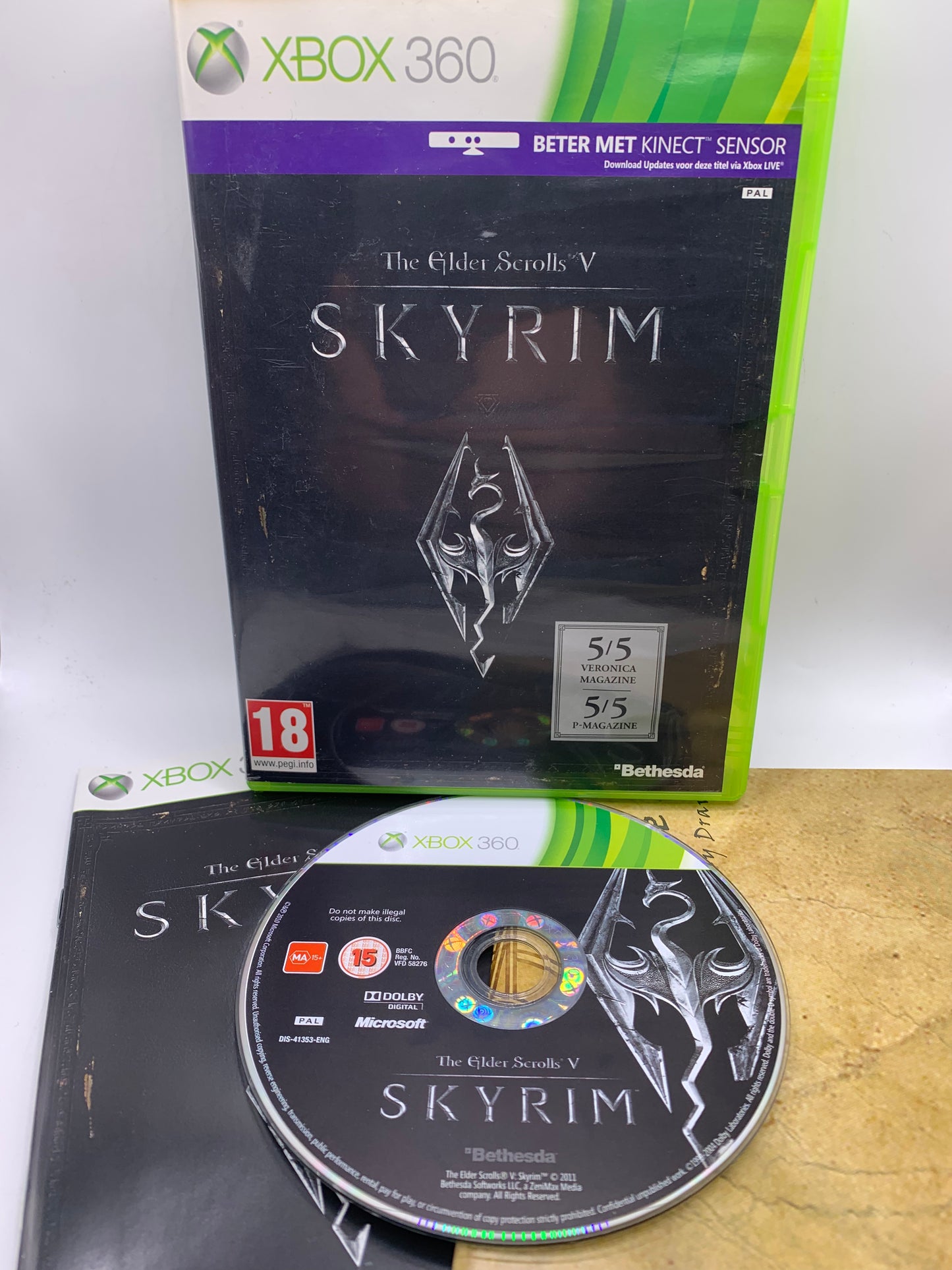 The Elder Scrolls V: Skyrim (Cover waterschade) – Xbox 360