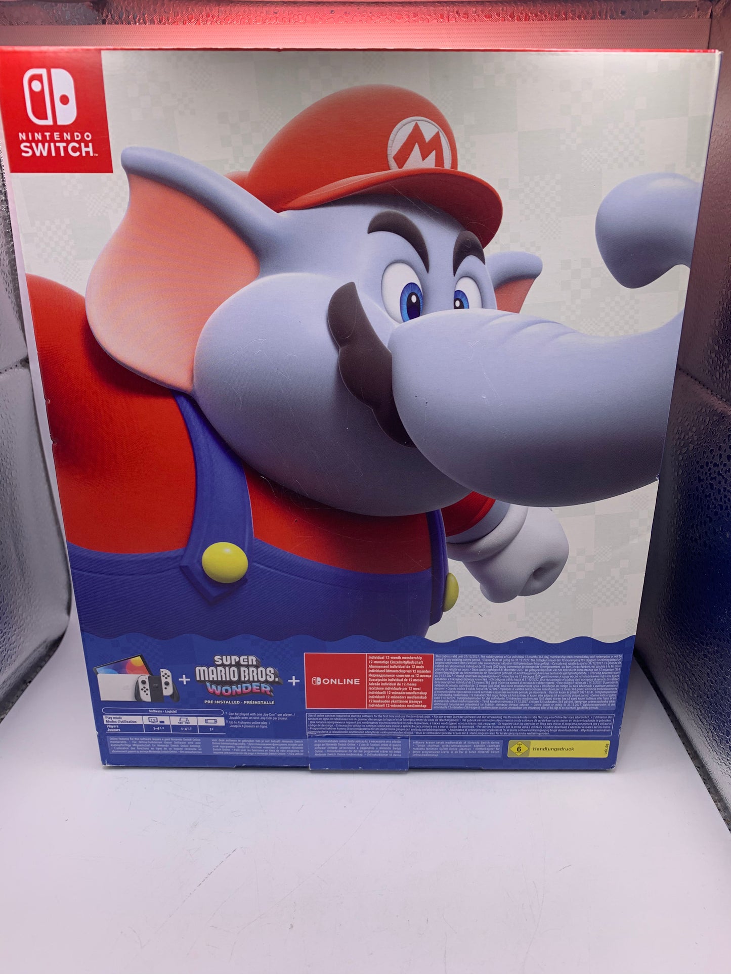 Nintendo Switch OLED (Wit) (Mario wonder Bundle GEEN GAME!)