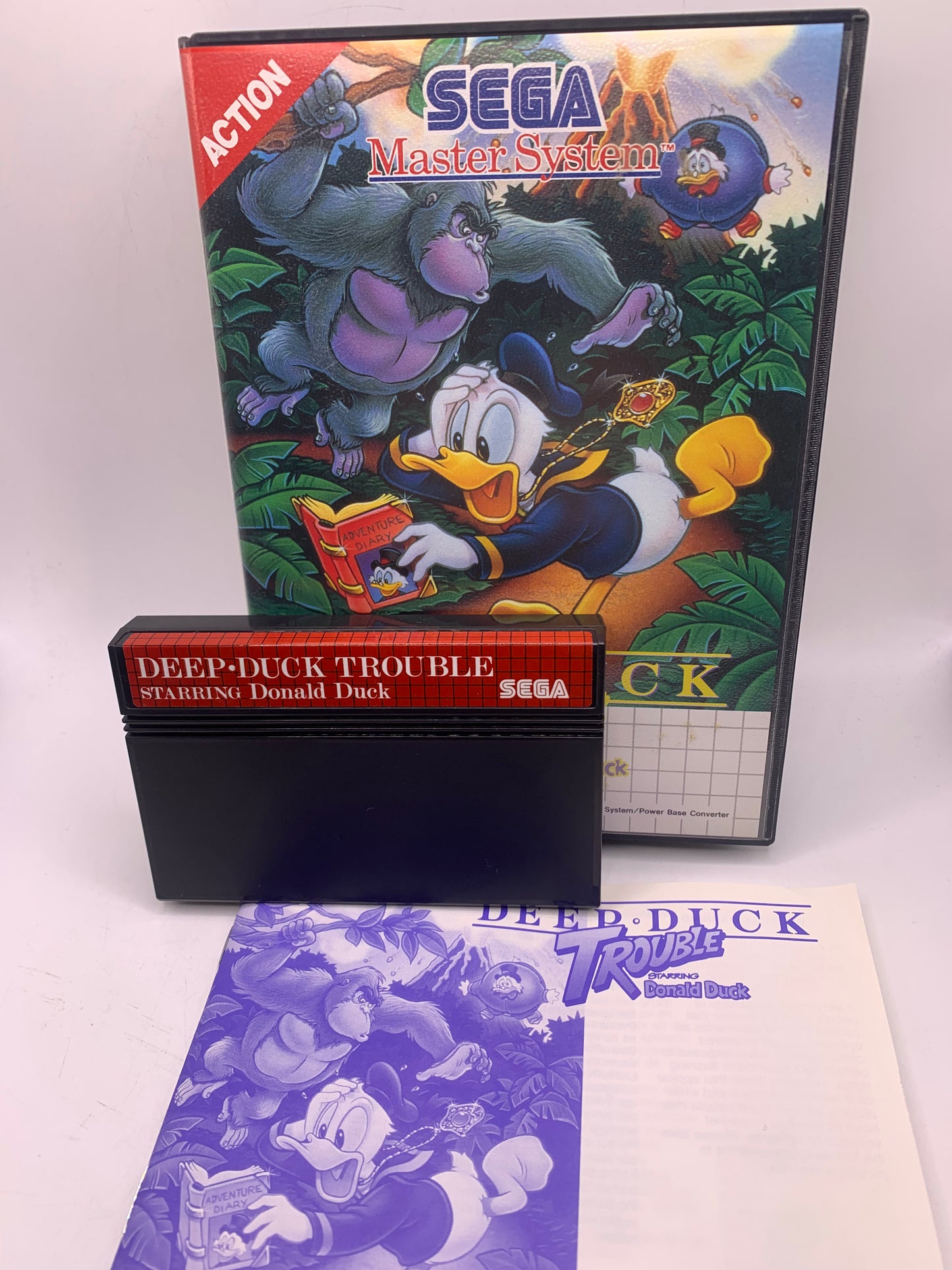 Deep Duck Trouble Starring Donald Duck - Sega Master System