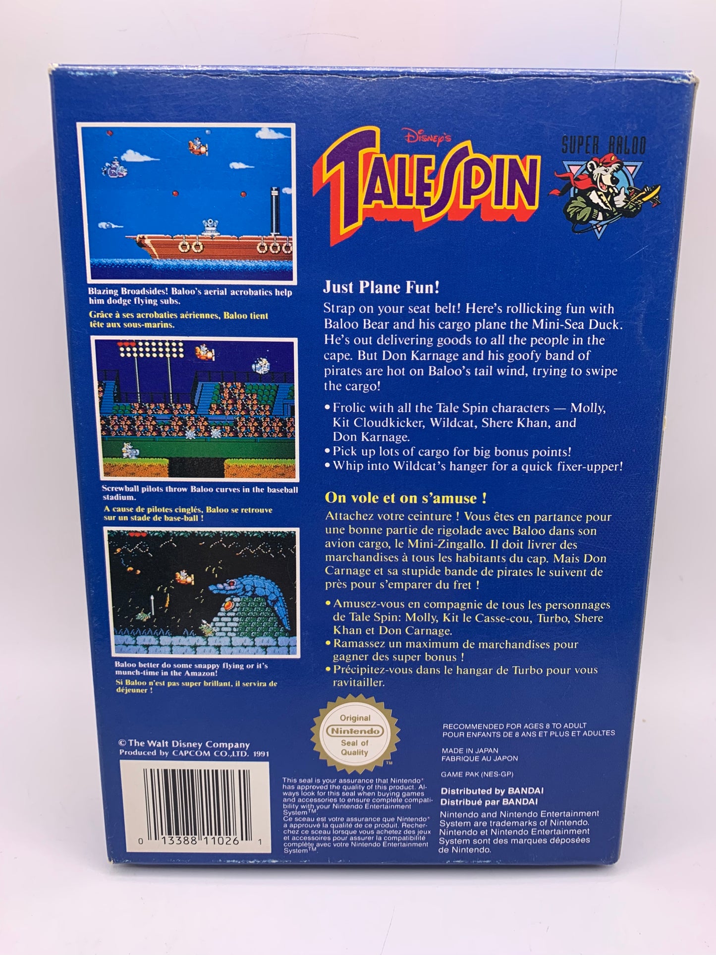 Talespin (CIB, lichte sticker voor) - NES