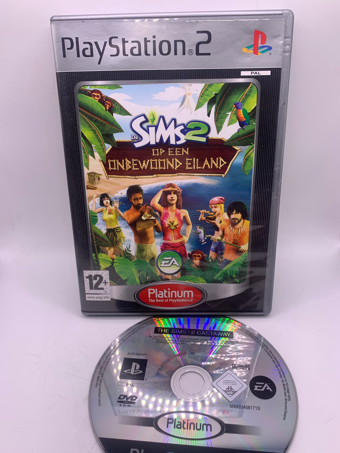 The Sims 2: Op Een Onbewoond Eiland (Castaway) (Platinum) - PlayStation 2