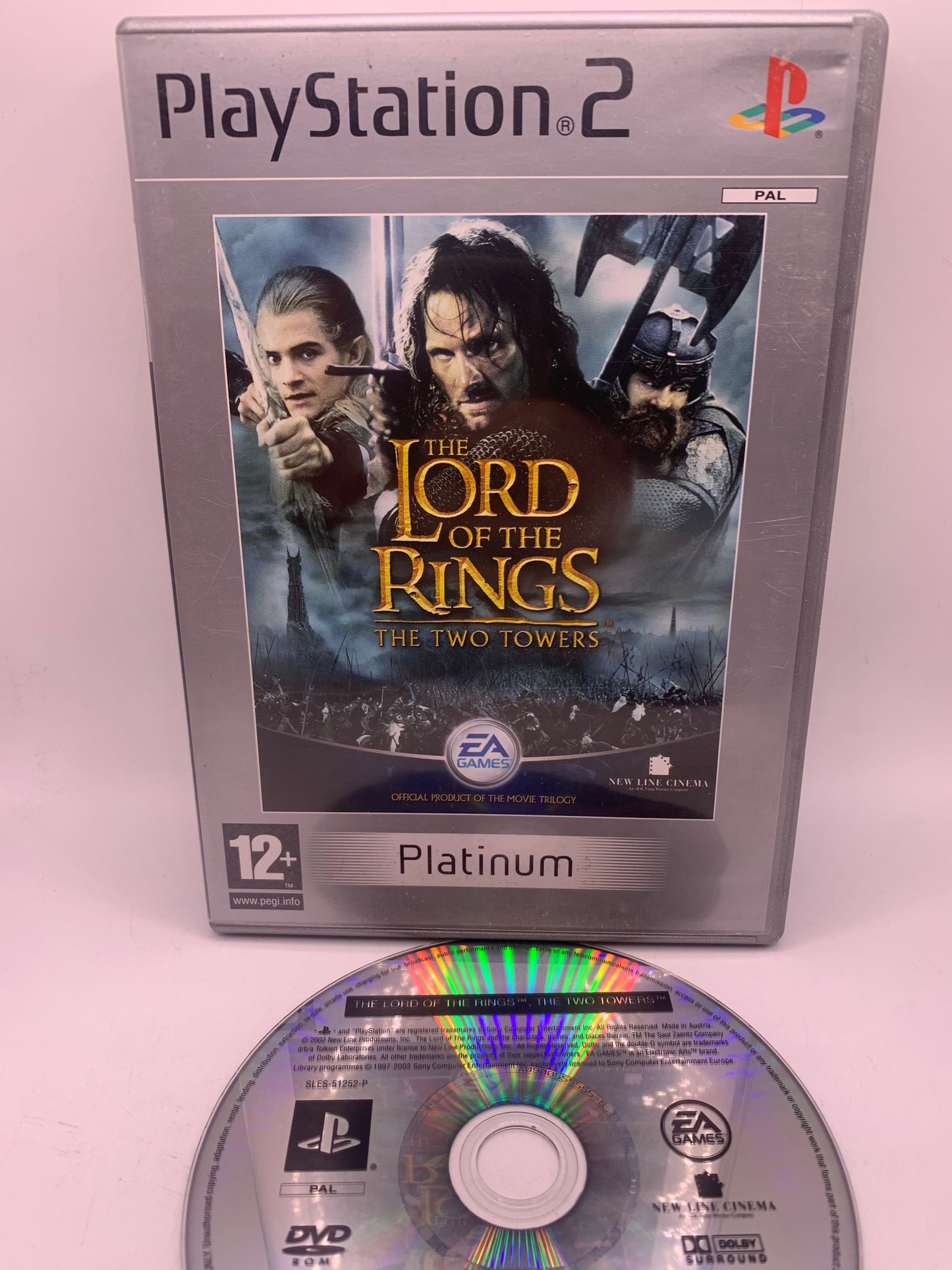 The Lord of the Rings: The Two Towers (Platinum, geen handleiding) – PlayStation 2