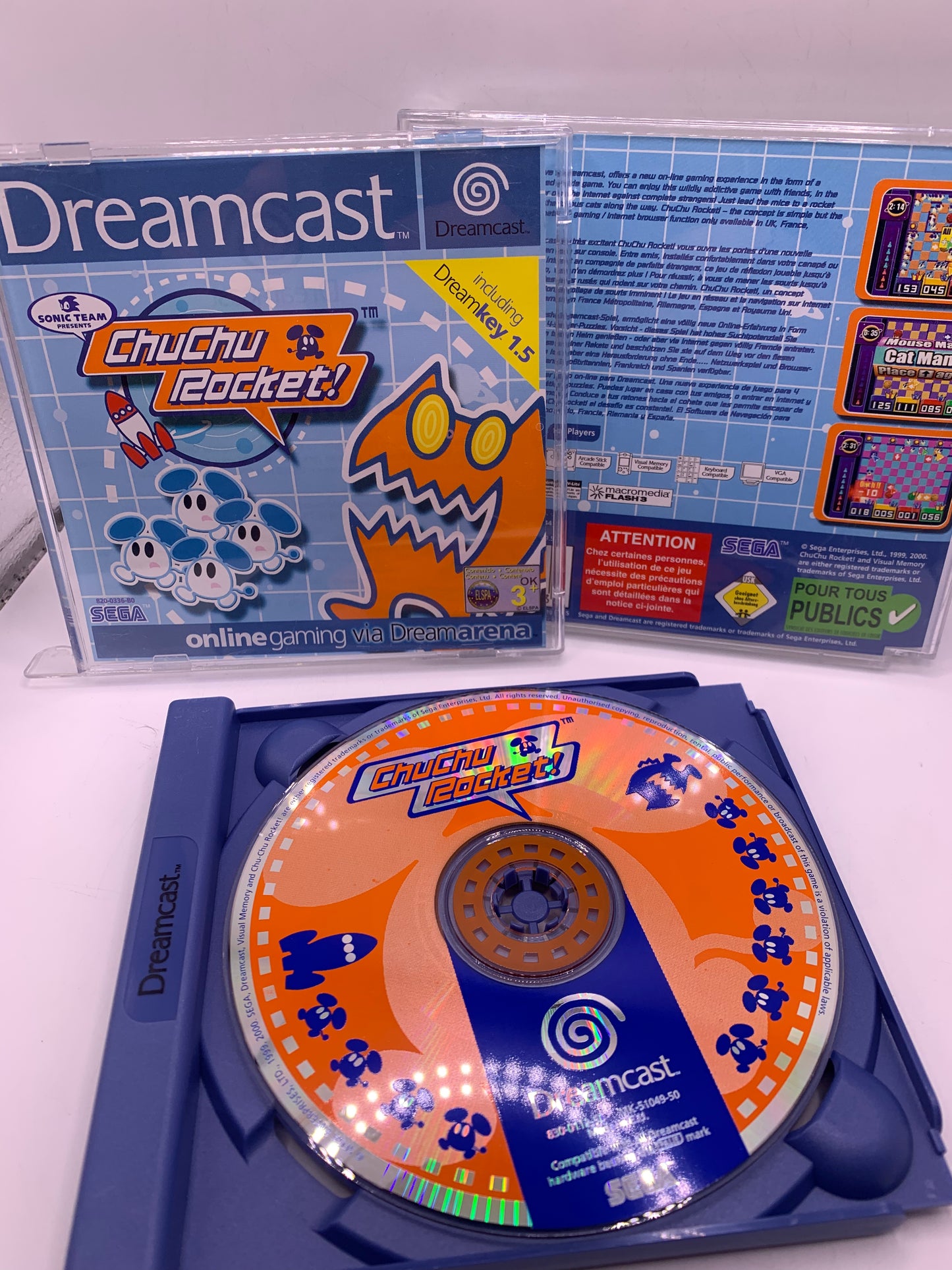 ChuChu Rocket! (Case kapot) - Sega Dreamcast