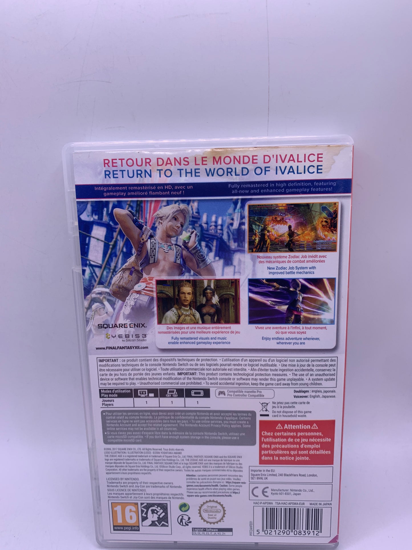 Final Fantasy XII: The Zodiac Age (Achter licht vergeeld) - Nintendo Switch