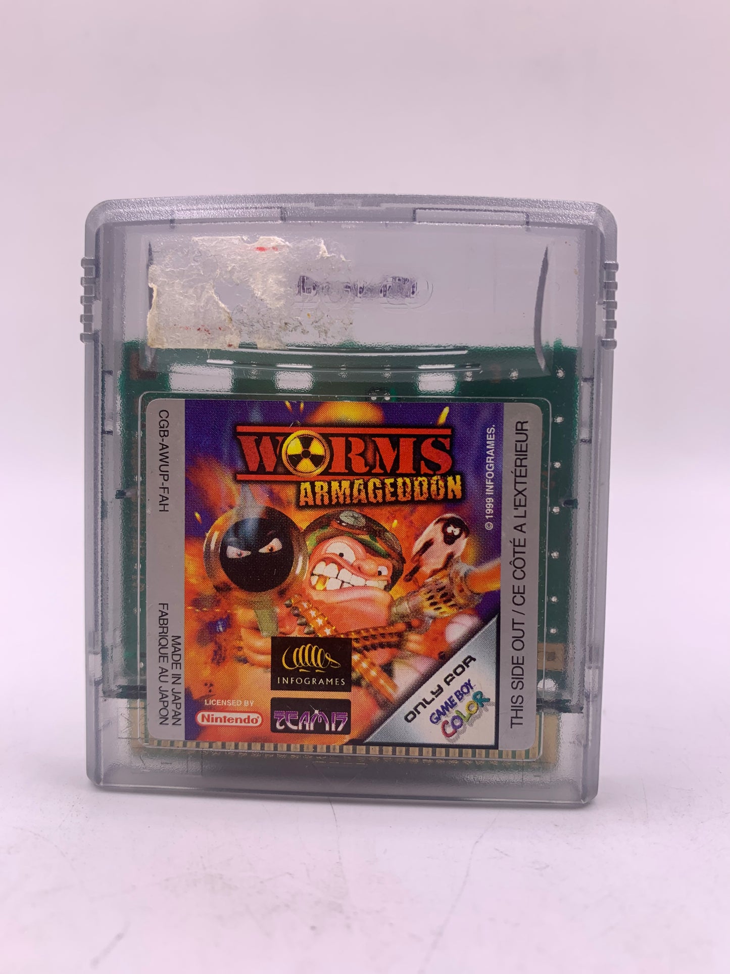 Worms Armageddon (Sticker voor) - Game Boy Color