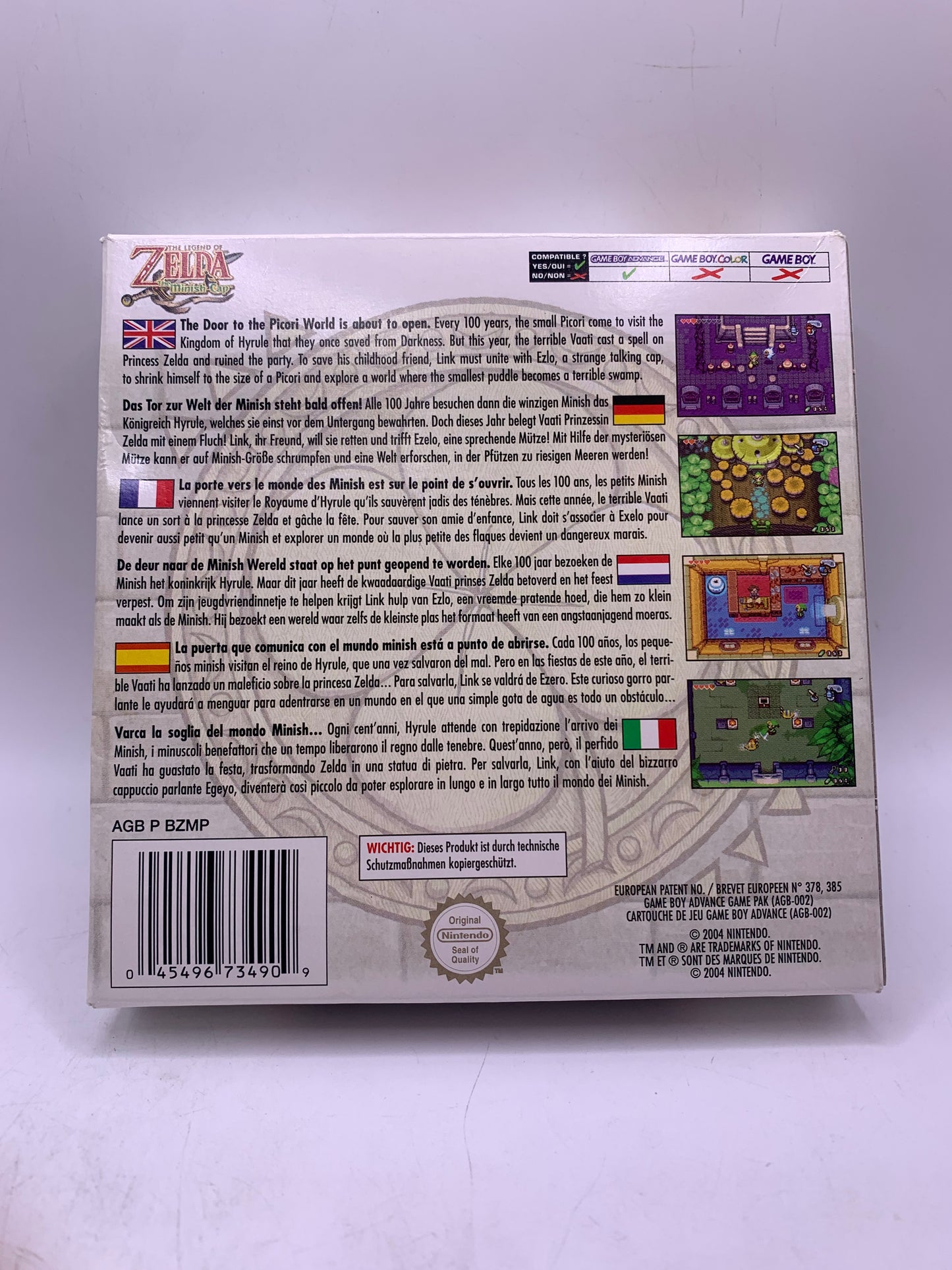 The Legend of Zelda: The Minish Cap (CIB) - Game Boy Advance