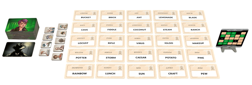 CodeNames Duet Co-op 2 player - Czech Games