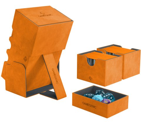 Gamegenic - Stronghold 200+ XL Convertible Deckbox: Orange - Deckbox