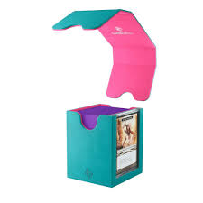 GameGenic Deckbox Squire Plus 100+ XL Exclusive Teal/Pink - Deckbox