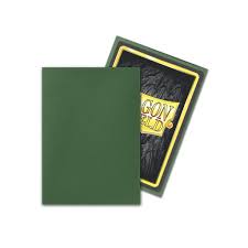 Standard Matte Sleeves Forest Green (100 Stuks) - Dragon Shield